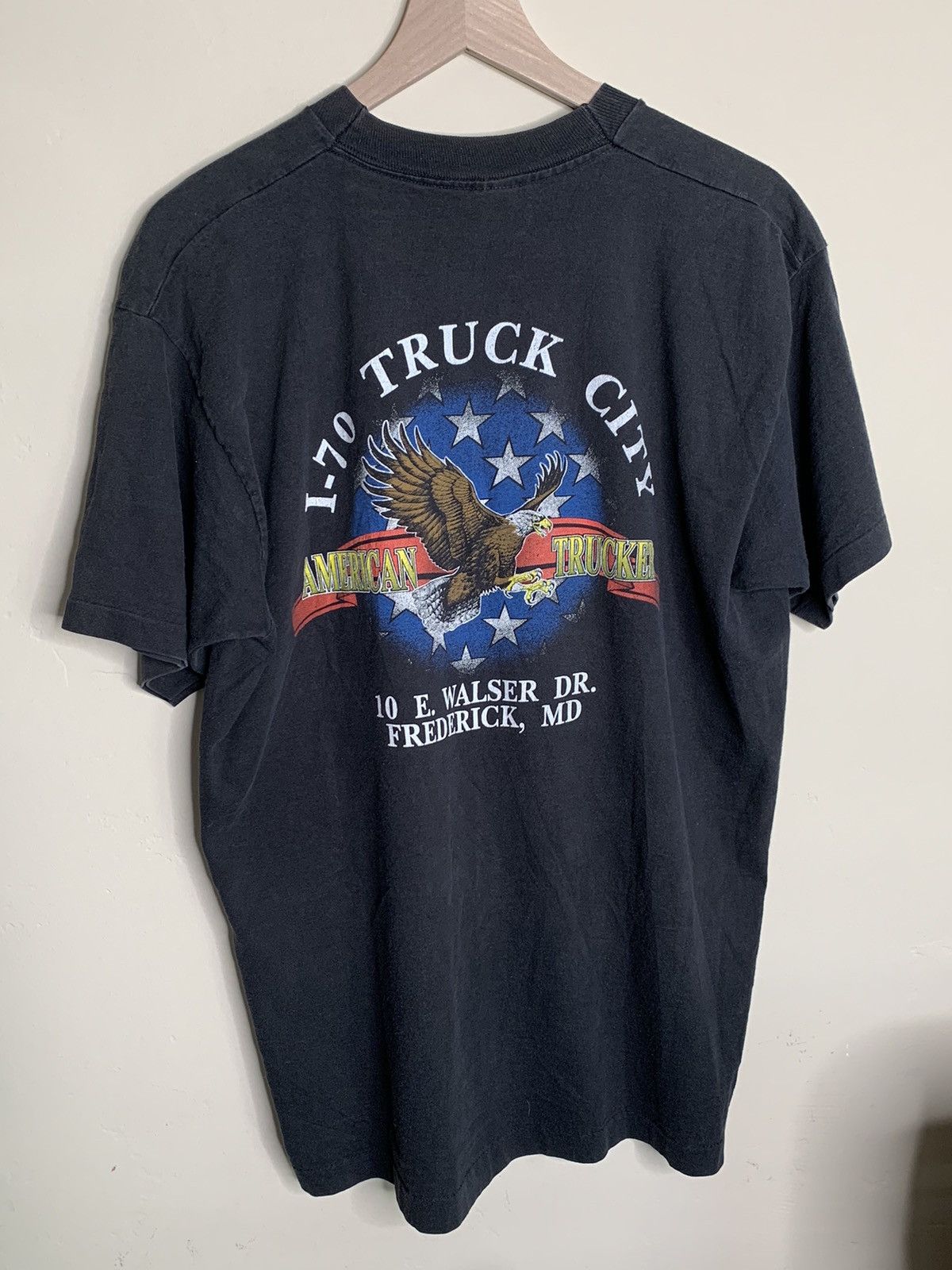 Vintage RARE* Vintage 1993 Never Alone Jesus Trucker Christian Shirt Size US XL / EU 56 / 4 - 2 Thumbnail