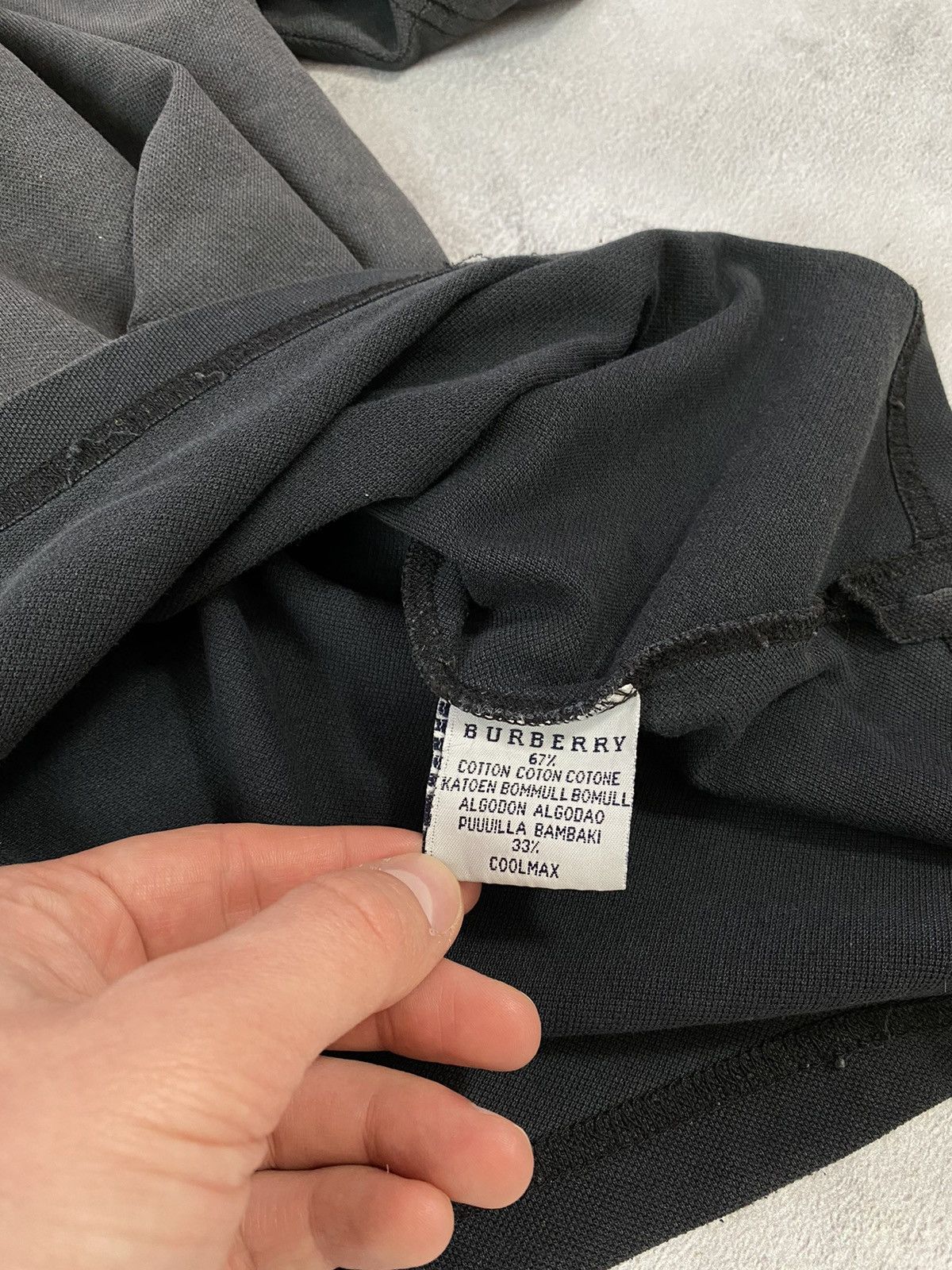 Burberry 🐎 Vintage Polo Burberry Golf Shirt Size US L / EU 52-54 / 3 - 6 Thumbnail