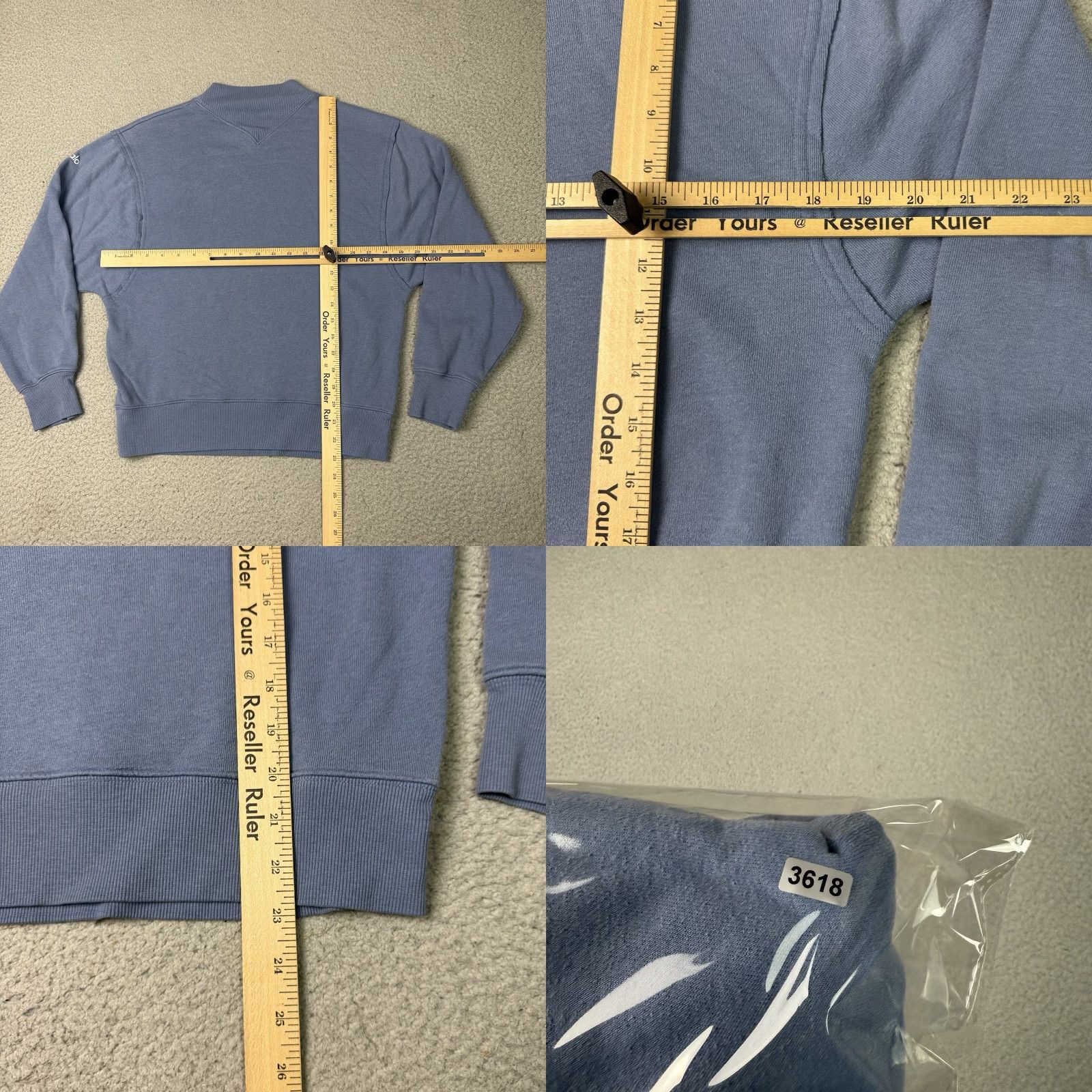 Alo ALO Womens XS Blue Moon Crew Neck Sweatshirt Pullover Sweatshirt Yoga Activewear Casual Size XS / US 0-2 / IT 36-38 - 8 Thumbnail