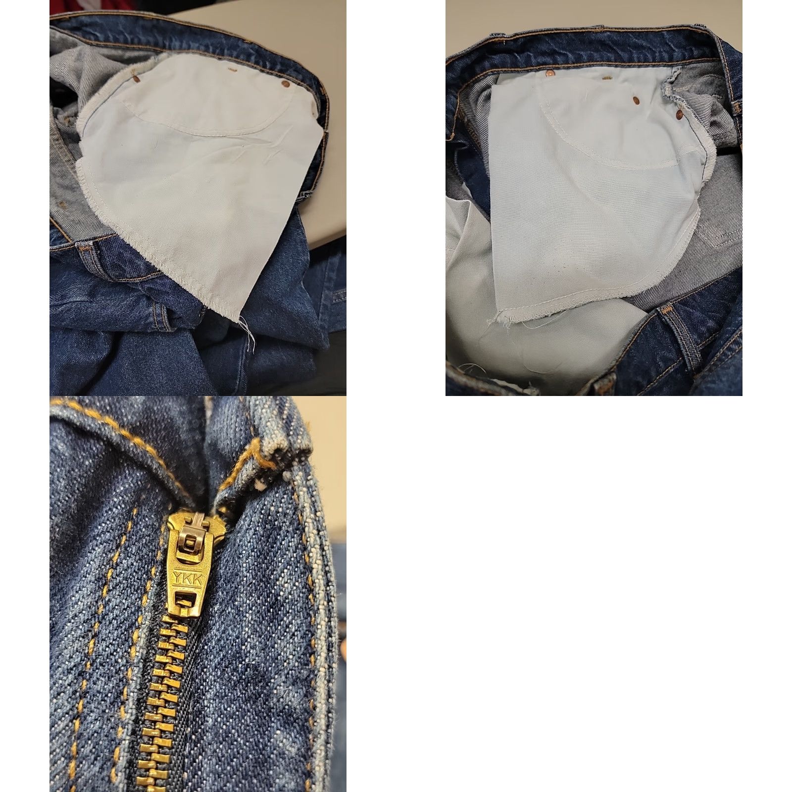 Levi's VINTAGE Levi Strauss ORANGE TAB 619 Jeans Mens 42x34 Denim Blue Regular Straight 90s USA Logo Size US 42 / EU 58 - 10 Thumbnail