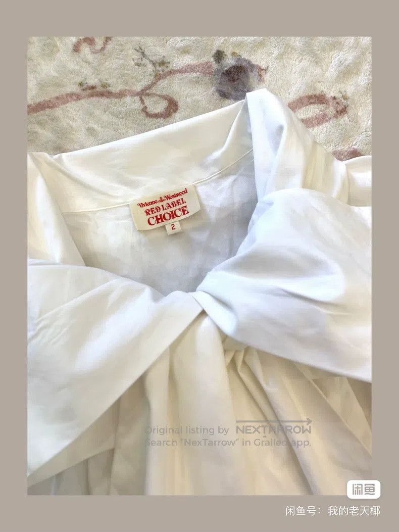 Vivienne Westwood Vivienne Westwood Striped bow shirt Size M / US 6-8 / IT 42-44 - 4 Thumbnail