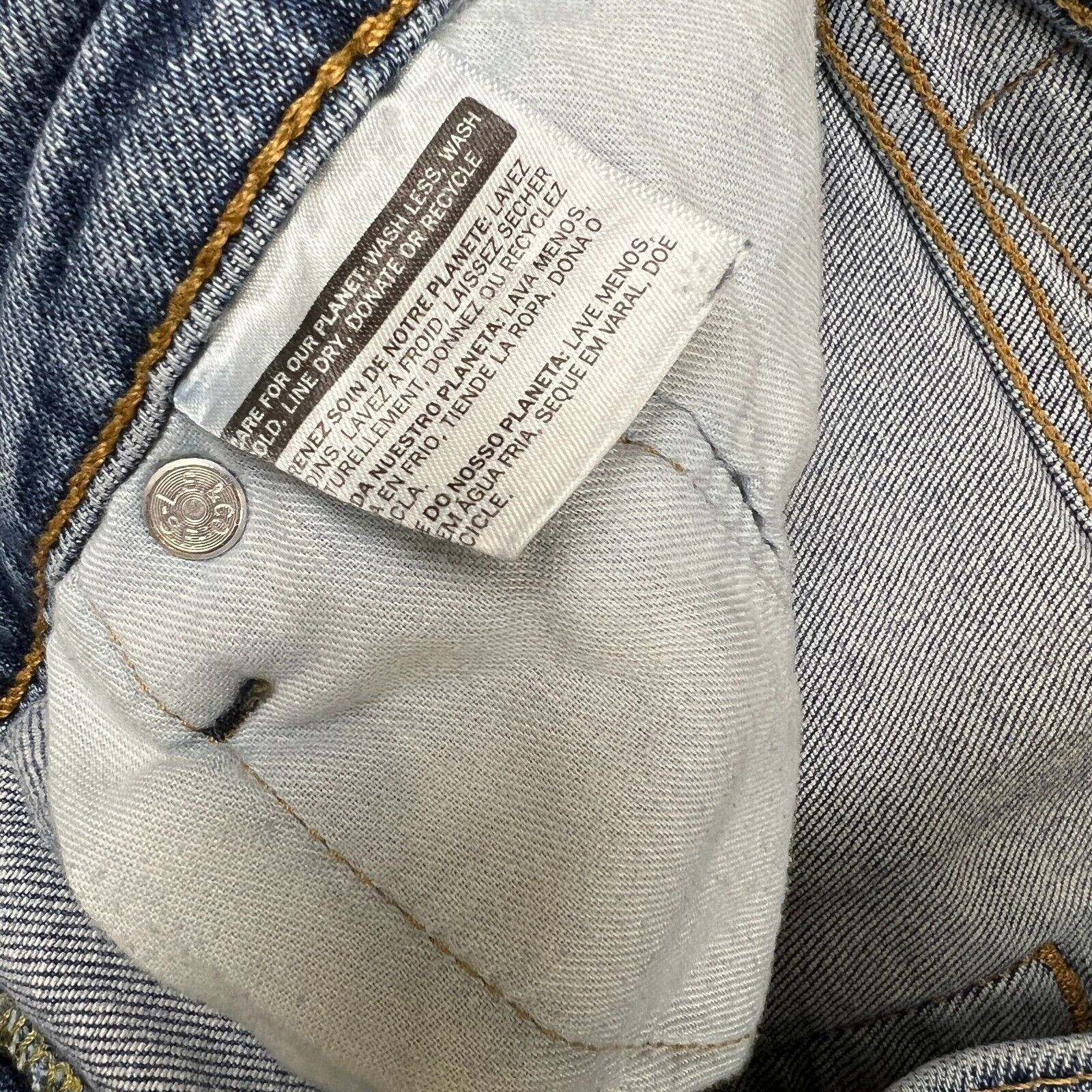 Levi's × Vintage Levi's 505 Jeans 32x30 Regular Fit Distressed Denim Pants Size US 32 / EU 48 - 9 Thumbnail