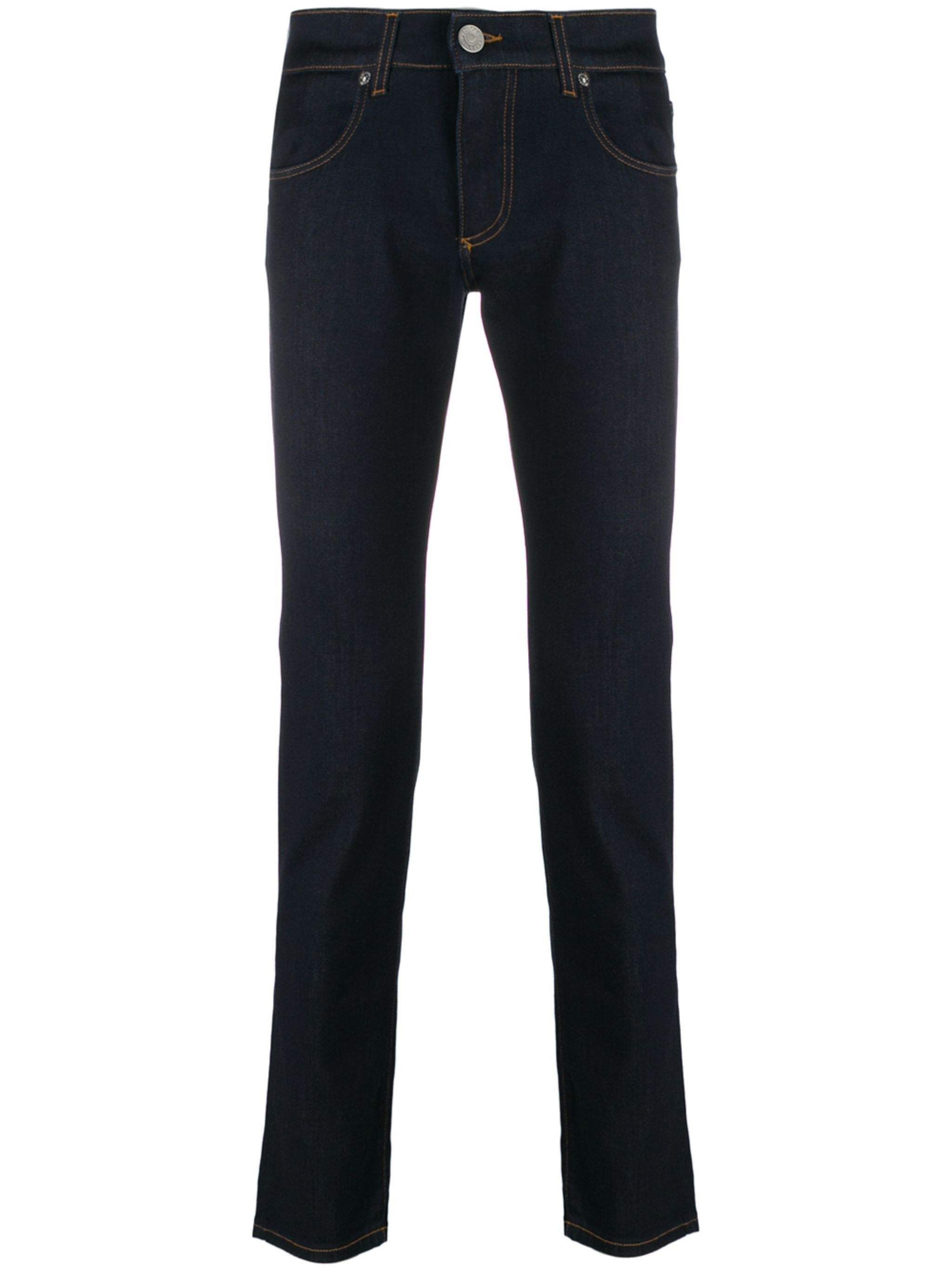 Dolce & Gabbana o1y0125 Logo Jeans in Blue Size US 28 / EU 44 - 1 Thumbnail