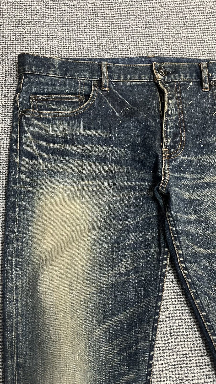Giuliano Fujiwara Giuliano Fujiwara Spalatter Paint Slim Stretch jeans 34 x 32 Size US 34 / EU 50 - 7 Thumbnail