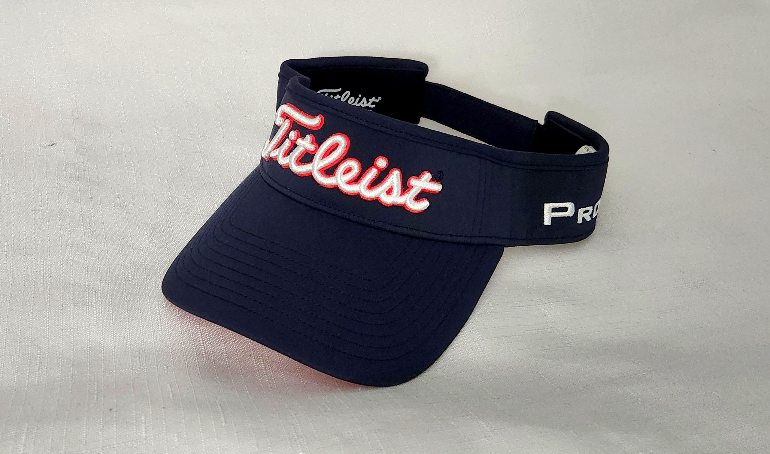 Titleist Titleist Visor Adult Unisex Men Hook & Loop Strapback Hat Size ONE SIZE - 1 Thumbnail
