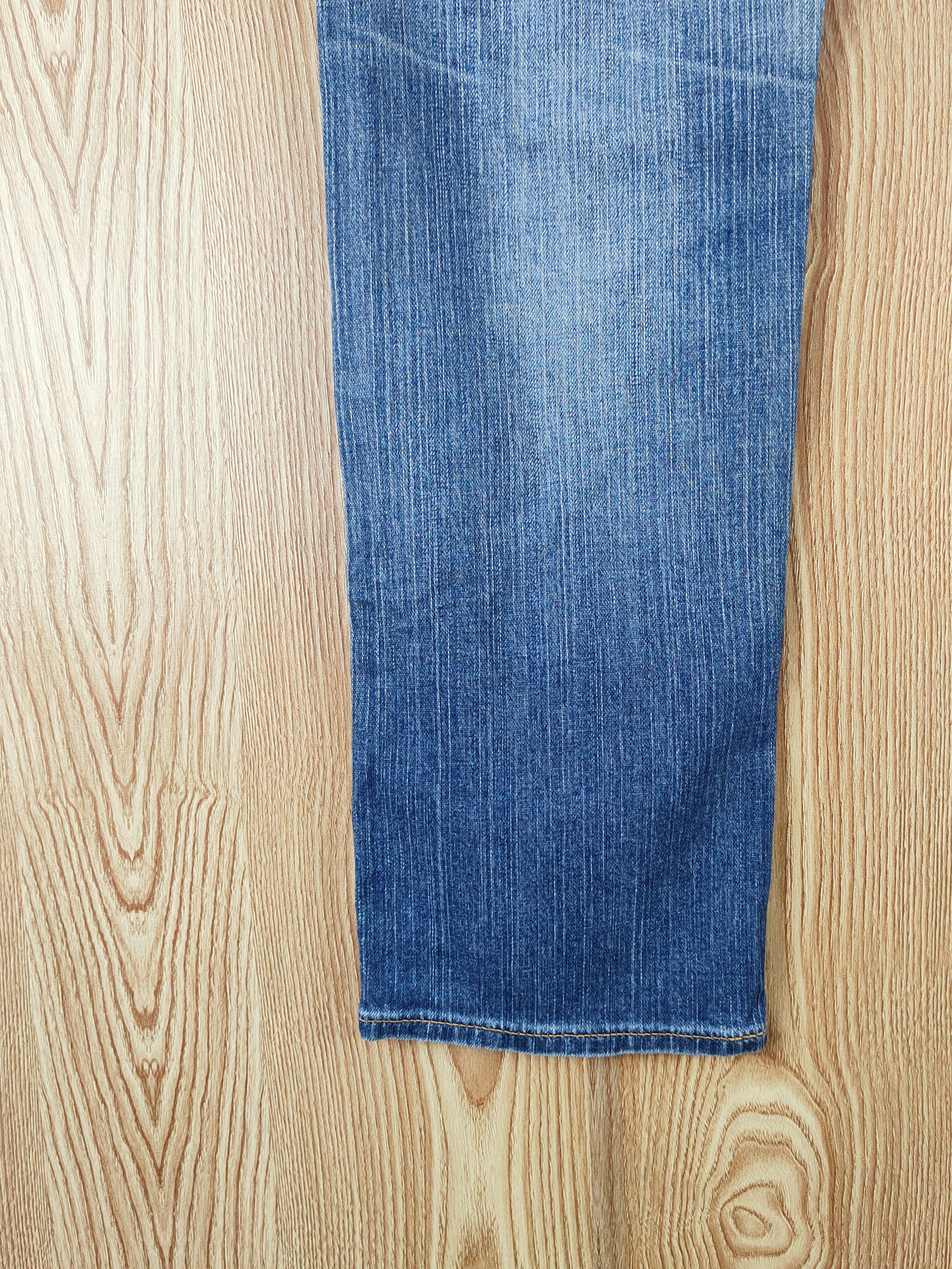 Japanese Brand Uniqlo Blue Faded Distressed Ripped Jeans #S2774 Size US 34 / EU 50 - 9 Thumbnail
