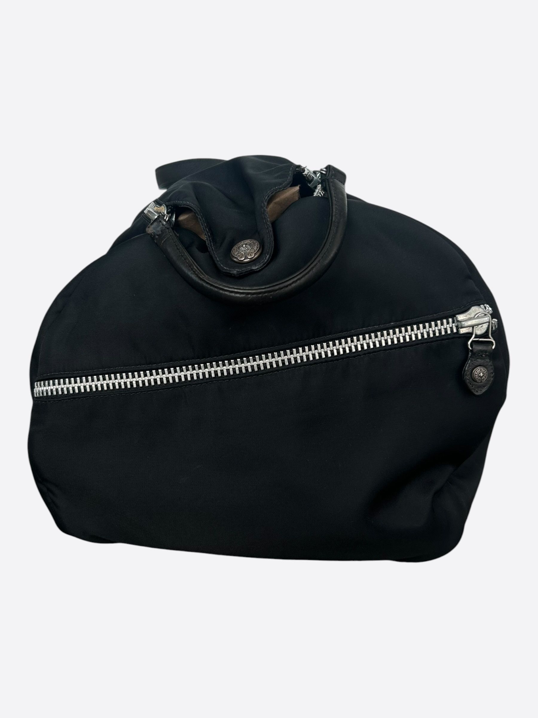Chrome Hearts Chrome Hearts Black Nylon & Leather Duffel Bag Size ONE SIZE - 4 Thumbnail