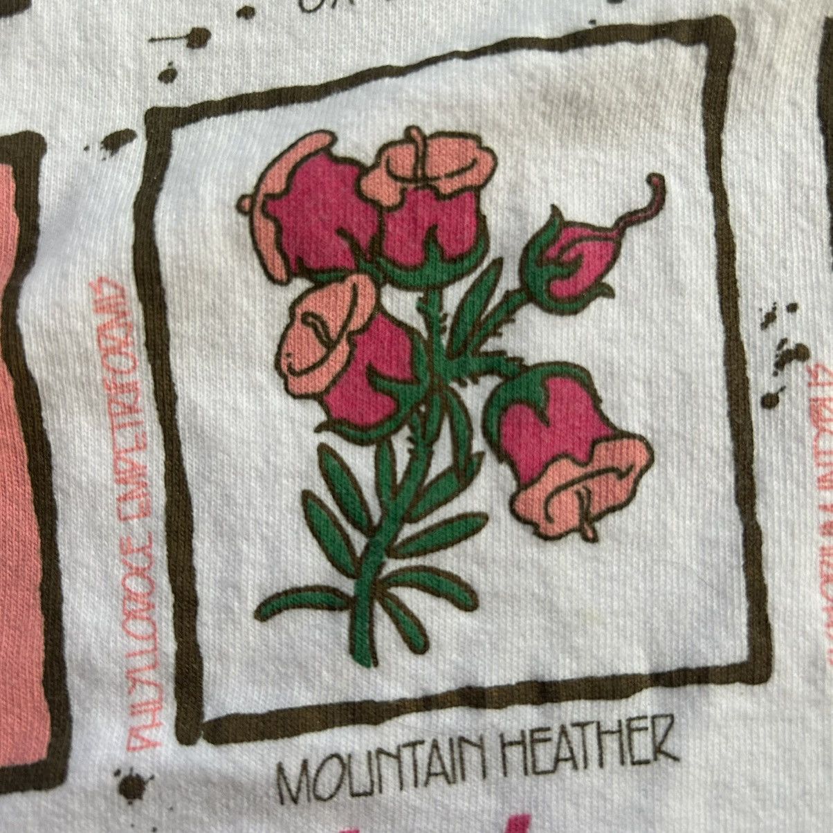 Vintage VANCOUVER iSLAND BRiTiSH COLUMBiA CANADA WiLDFLOWERS BOTANY Size US L / EU 52-54 / 3 - 22 Thumbnail