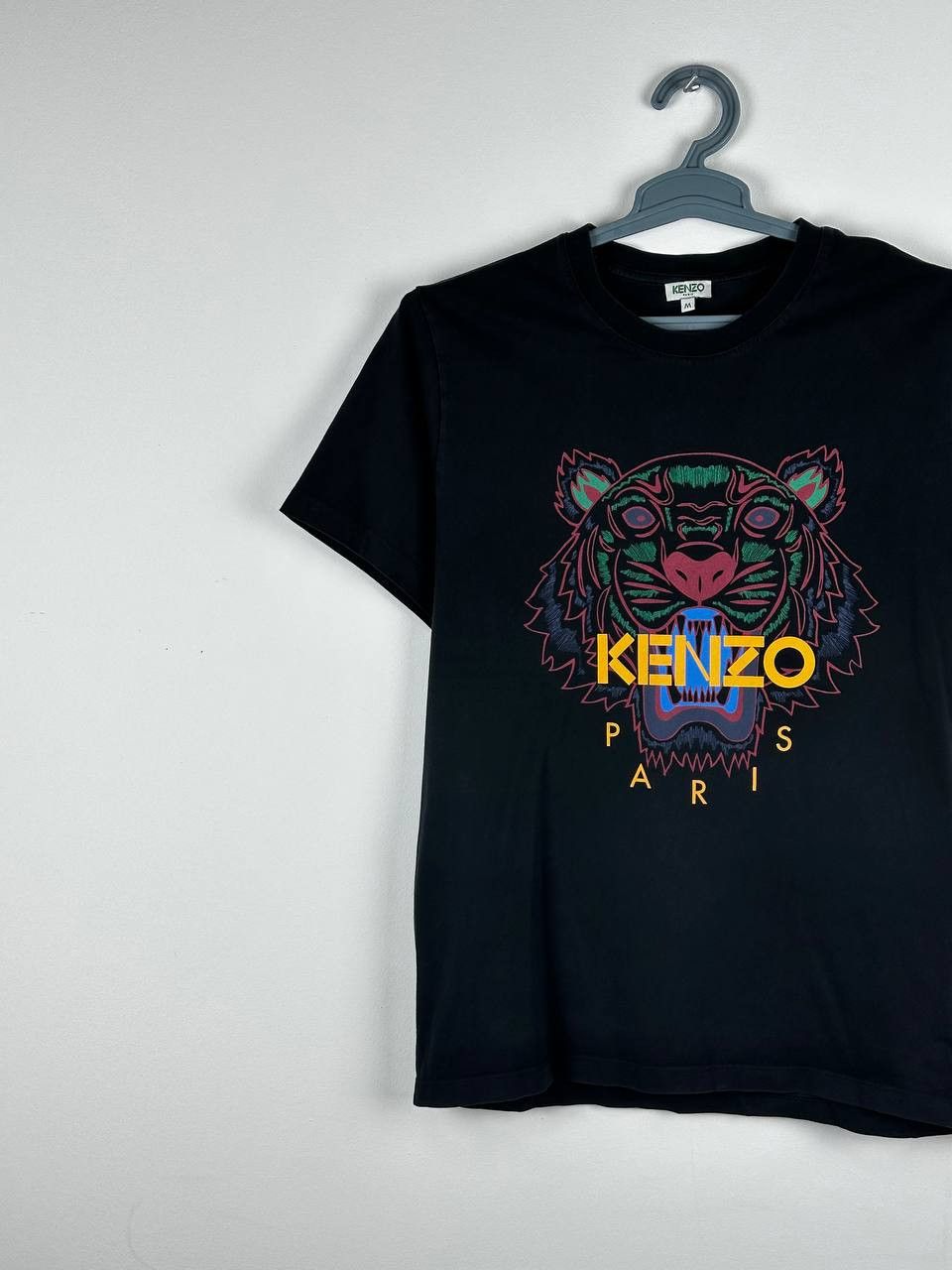 Kenzo Kenzo Paris big tiger Black t-shirt Size US M / EU 48-50 / 2 - 2 Thumbnail