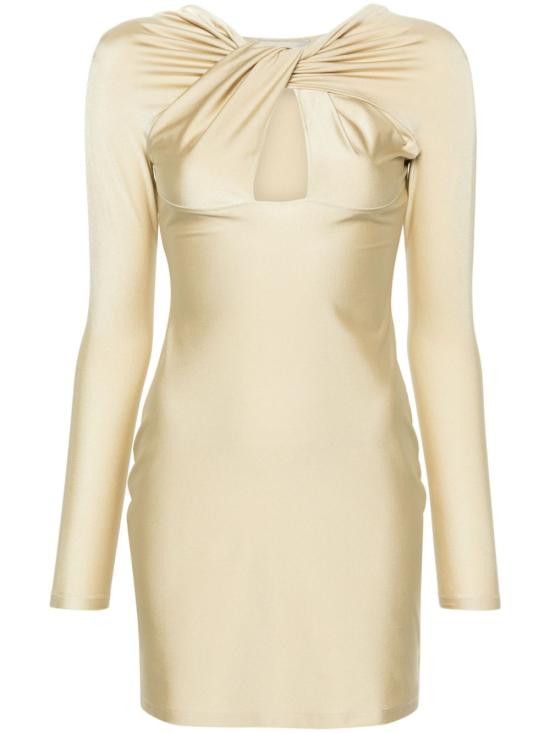 Coperni COPERNI Women Short Skirts COPJS18 545BEIGE Beige Size L / US 10 / IT 46 - 1 Thumbnail
