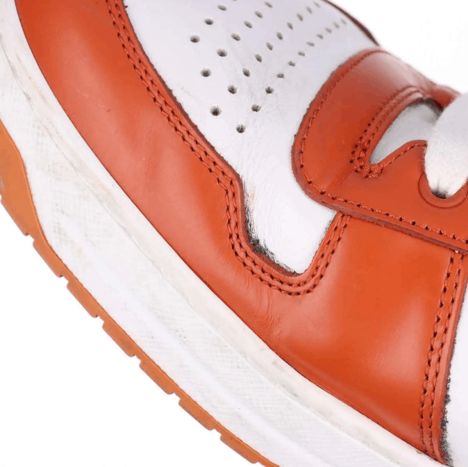 Prada Downtown Leather Sneaker Brown x White Size US 6 / IT 36 - 14 Thumbnail