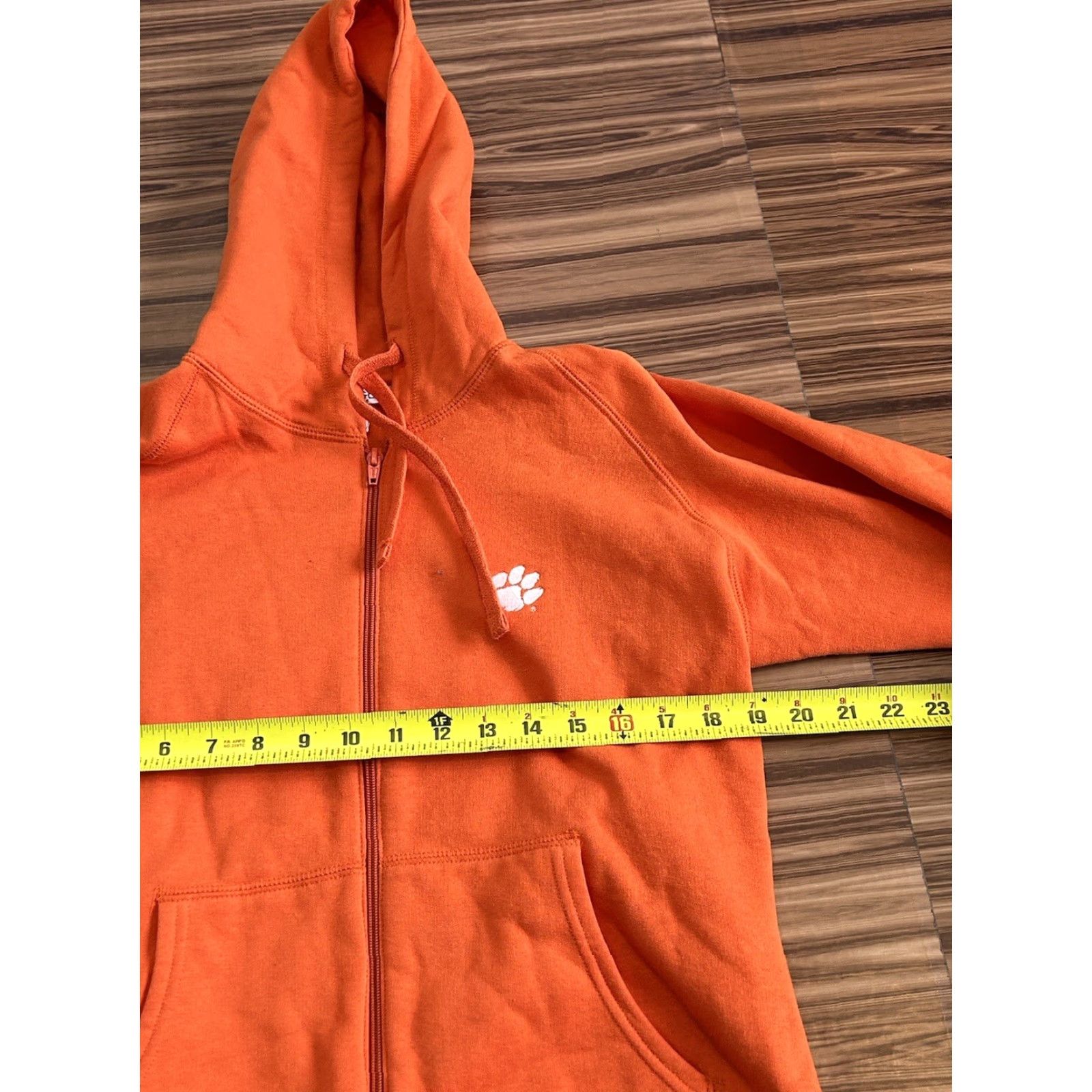 NCAA NCAA Clemson Antigua Full Zip Hoodie Women Orange Medium Size M / US 6-8 / IT 42-44 - 4 Thumbnail