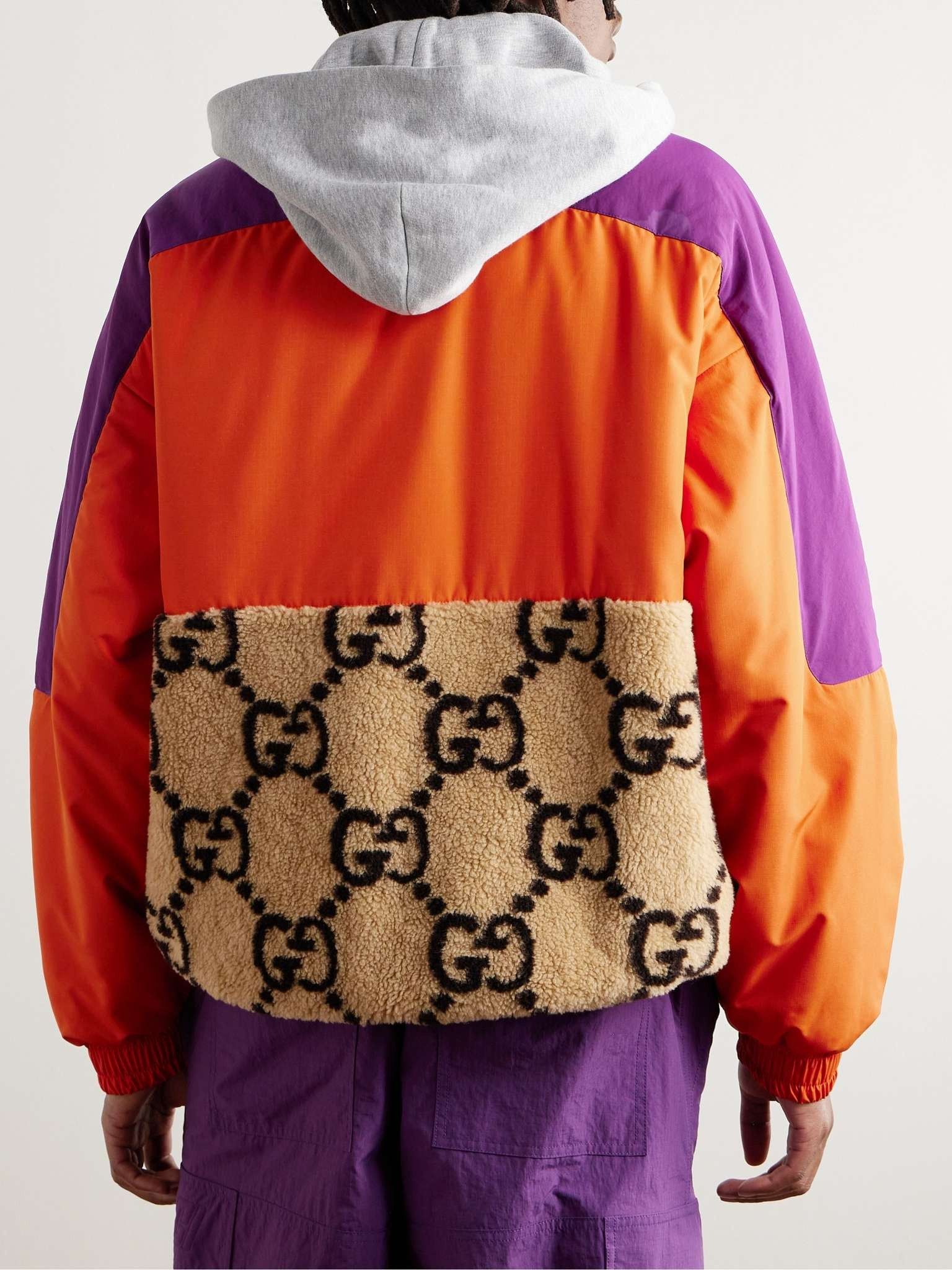 Gucci o1s1wg110125 GG Fuzzy Fabric Half Zip Jacket in Multicolor Size US XL / EU 56 / 4 - 4 Thumbnail