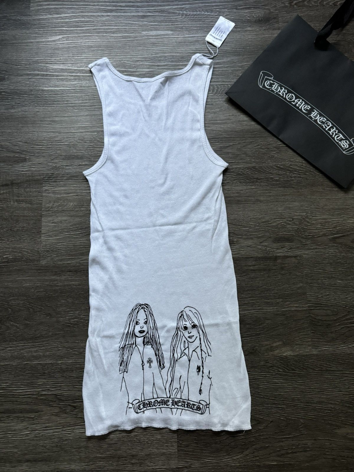 CHROME HEARTS (クロムハーツ) LOVE YOU RIB TANK chromehearts_loveyou_rib_tank_