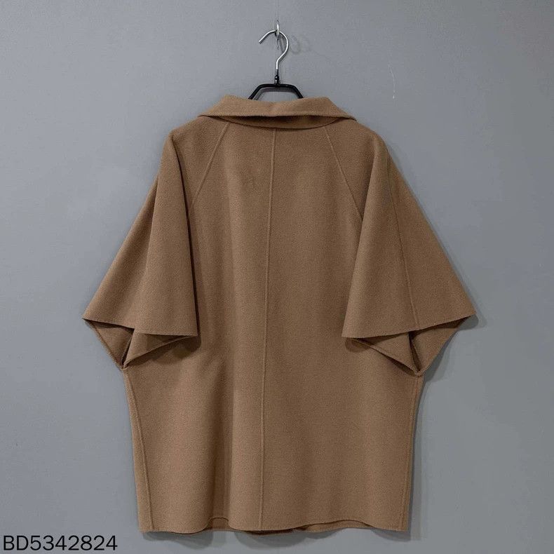 Max Mara Max Mara Brown wool cloak Size M / US 6-8 / IT 42-44 - 3 Thumbnail