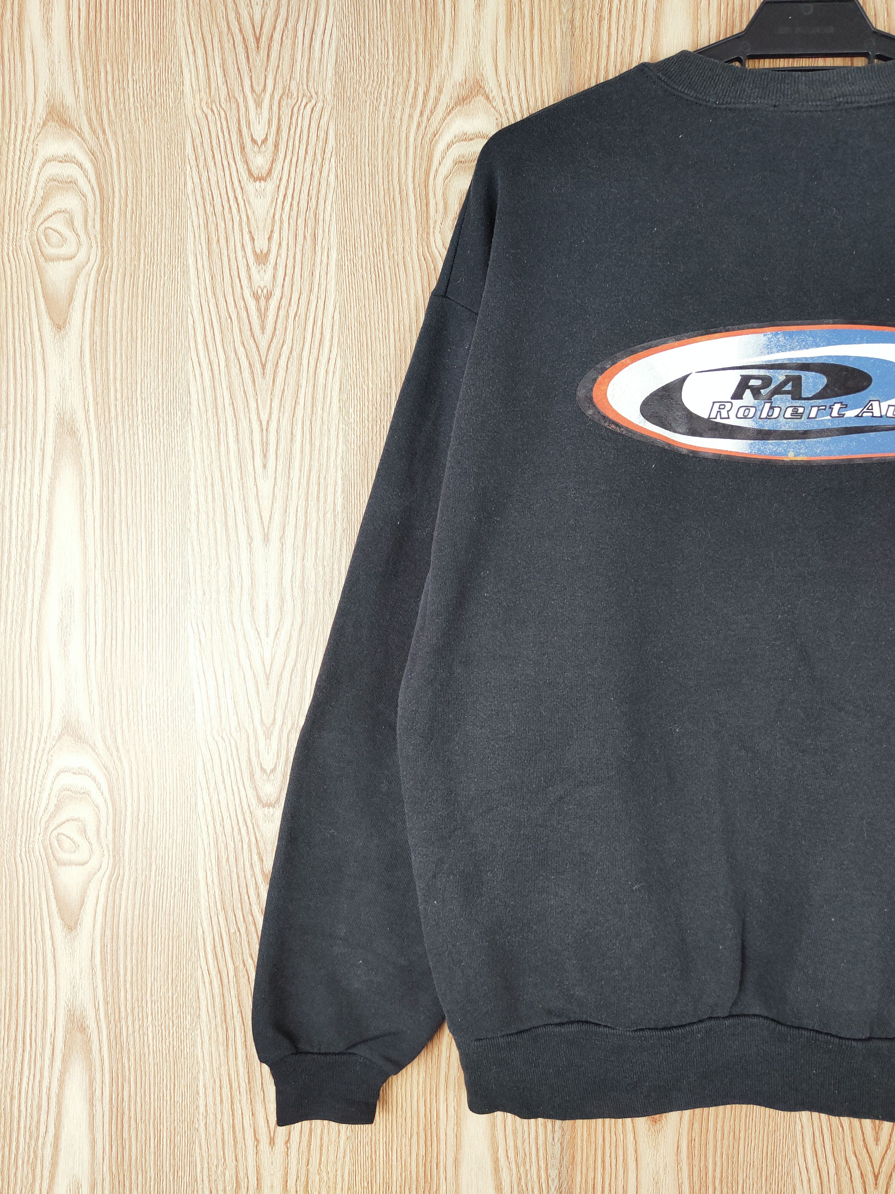 Vintage Robert August Black Faded Sweatshirts #W039 Size US L / EU 52-54 / 3 - 10 Thumbnail