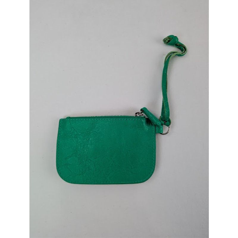 Balenciaga o1rshd1 Size: OS / Le Cagole Card Holder in Neon Green Size ONE SIZE - 4 Thumbnail