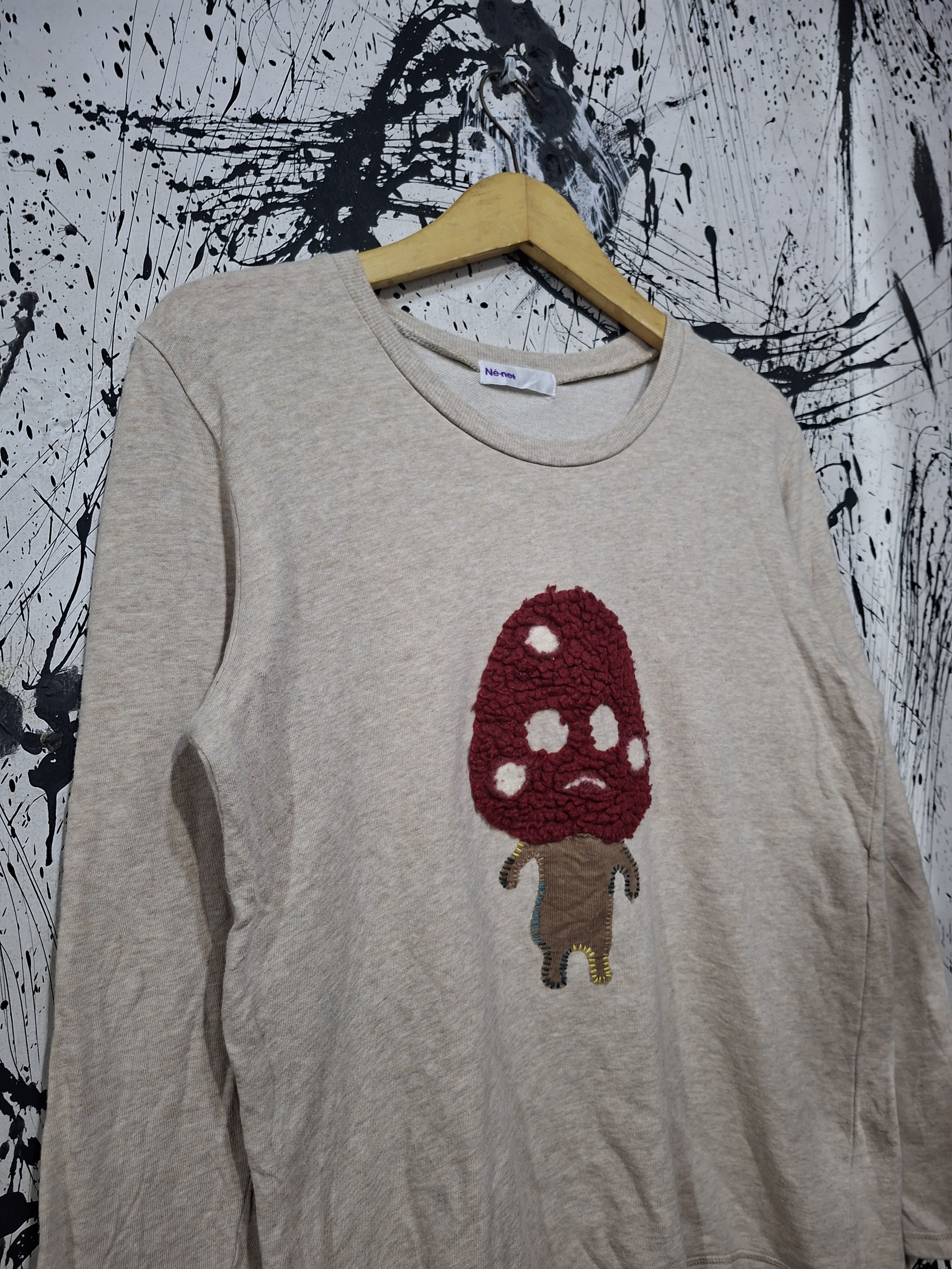 Ne-Net NE-NET ISSEY MIYAKE EMBROIDERED MUSHROOM LONGSLEEVE SHIRT Size US L / EU 52-54 / 3 - 2 Thumbnail