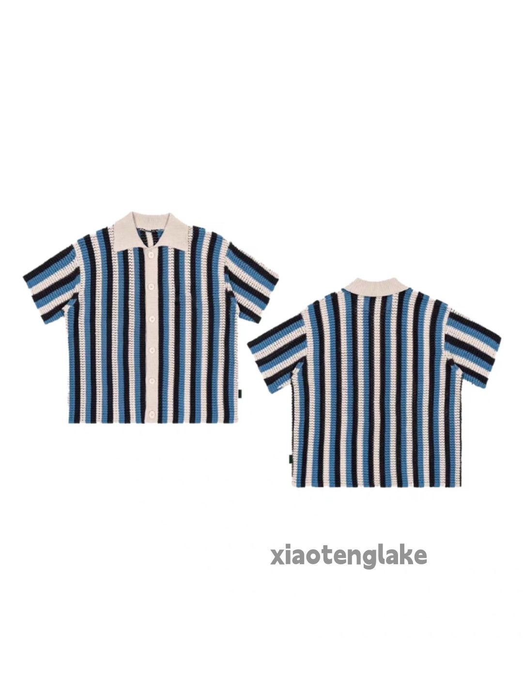 Designer × Vintage Utility pattern striped yuppie loose hiphop party shirts Size US S / EU 44-46 / 1 - 2 Thumbnail