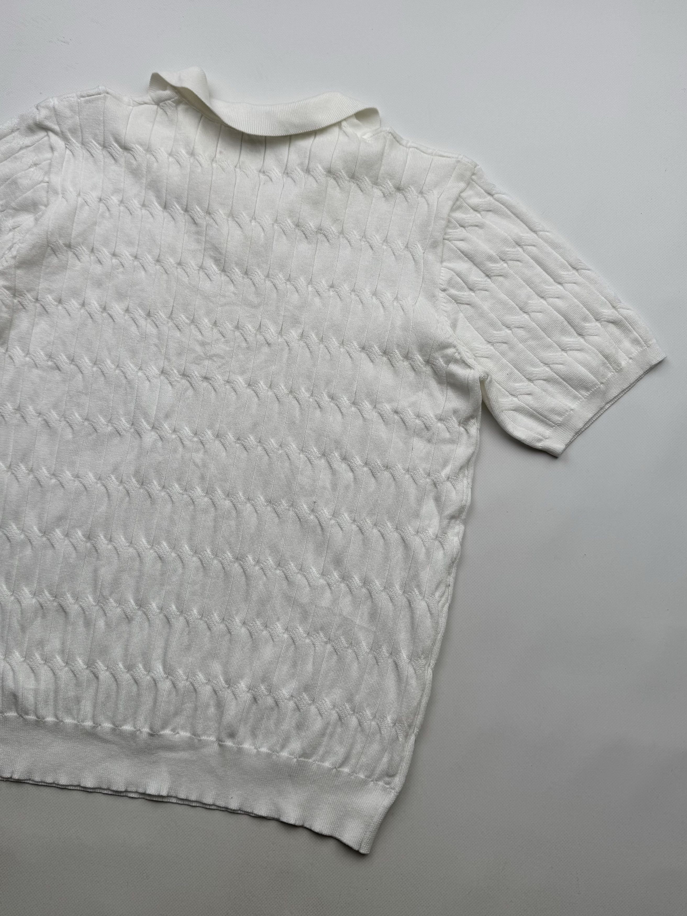 Vintage 90's Knitted Retro Polo Tee B168(V259)E2 Size US XL / EU 56 / 4 - 11 Thumbnail