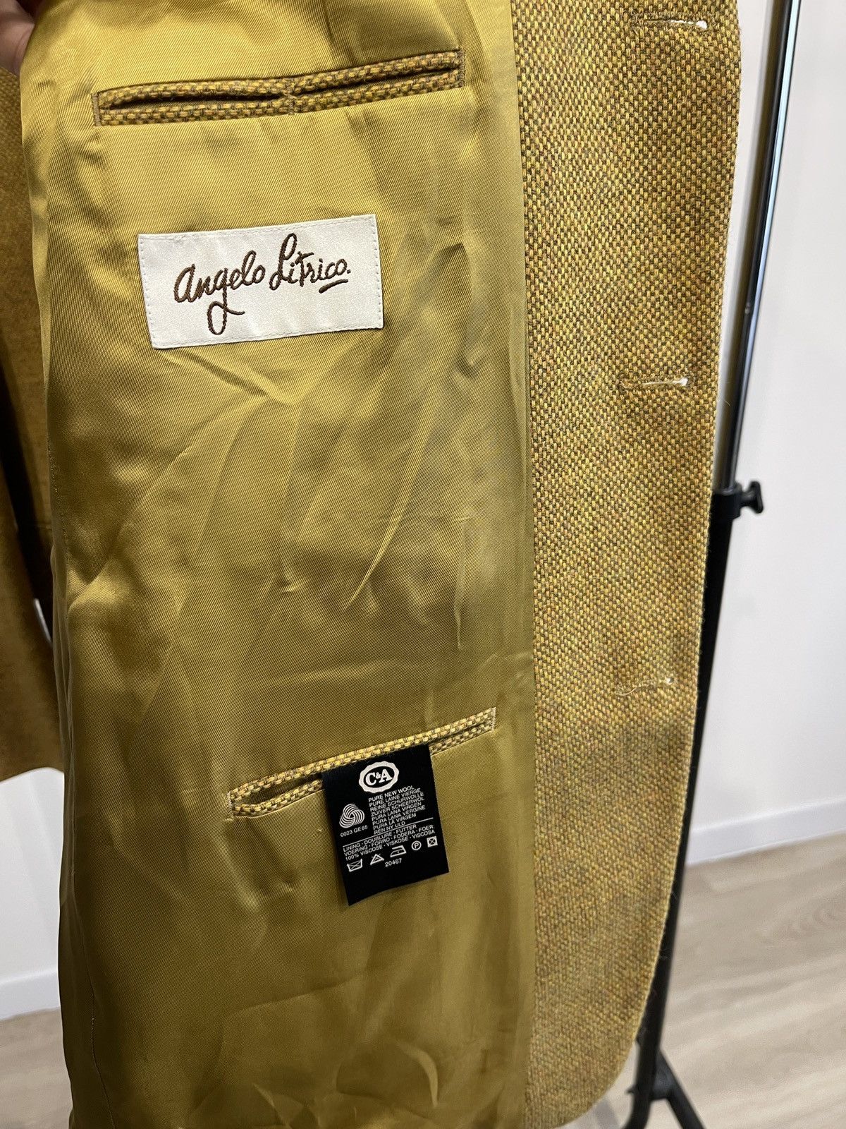 Angelo Litrico Vintage blazer angelo litrico sport coat classic jacket wool Size 46L - 7 Thumbnail