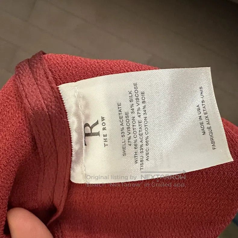 The Row The Row size 2 Burgundy design top Size XS / US 0-2 / IT 36-38 - 4 Thumbnail