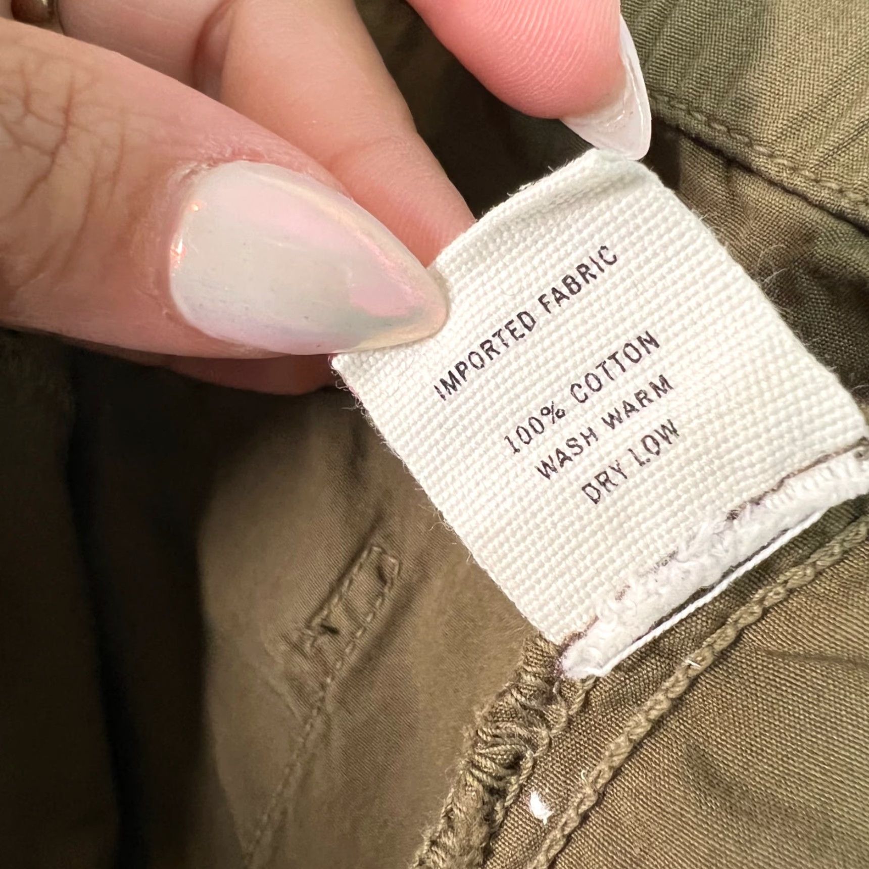 Save Khaki United Save Khaki United Mens Jogger Pants XS Olive Green Drawstring Tapered Inseam 29in Adult Regular Green Activewear Mens Size US 27 - 4 Thumbnail