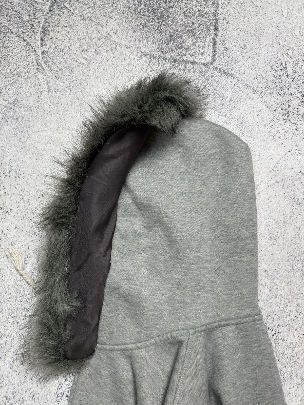 Abercrombie & Fitch Y2K Abercrombie & Fitch Faux Fur Zip Up Hoodie Cyber Size US M / EU 48-50 / 2 - 14 Thumbnail