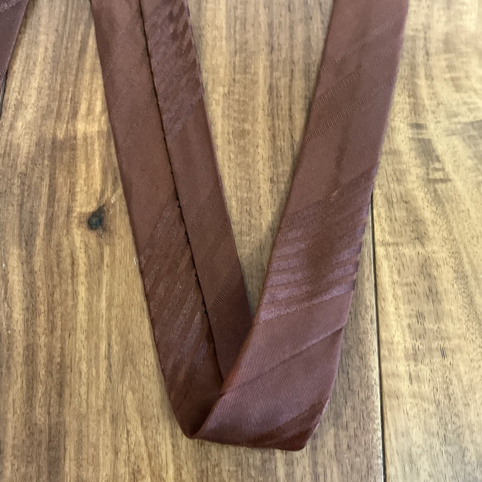 Handmade 1940s Necktie Halloween Hand Painted Spider Web RARE Bronze Size ONE SIZE - 19 Thumbnail