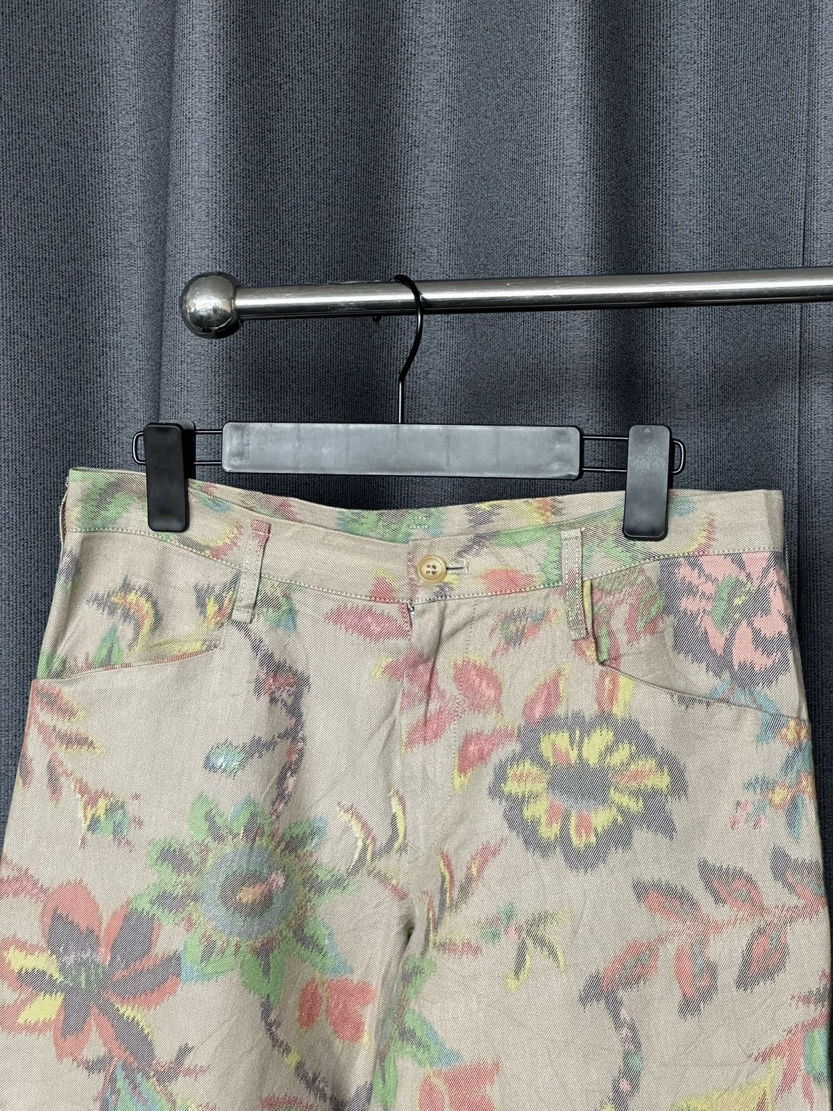 Yohji Yamamoto Y’s Yohji Yamamoto - Floral Print Pants Size 32" / US 10 / IT 46 - 3 Thumbnail