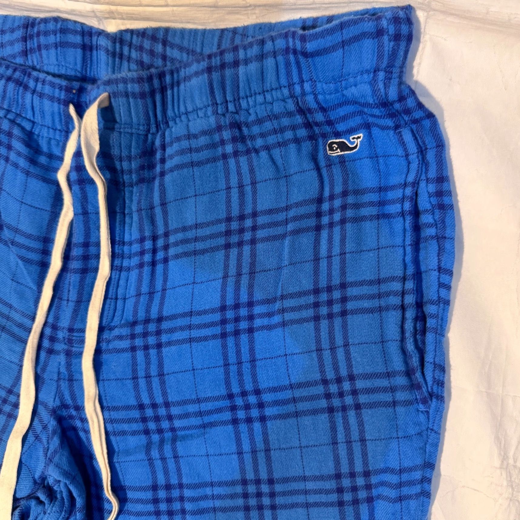 Vineyard Vines Vineyard Vines Pajama Pants Womens XS Flannel Plaid Blue Cotton 100% Pajama Pants Size 26" / US 2 / IT 38 - 2 Thumbnail