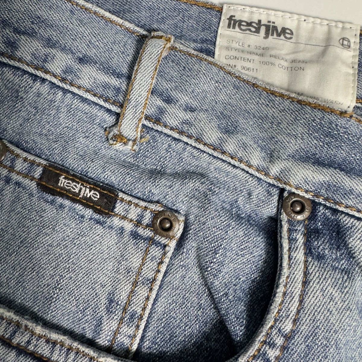 Freshjive × Vintage Vintage freshjive Jeans Size US 34 / EU 50 - 4 Thumbnail