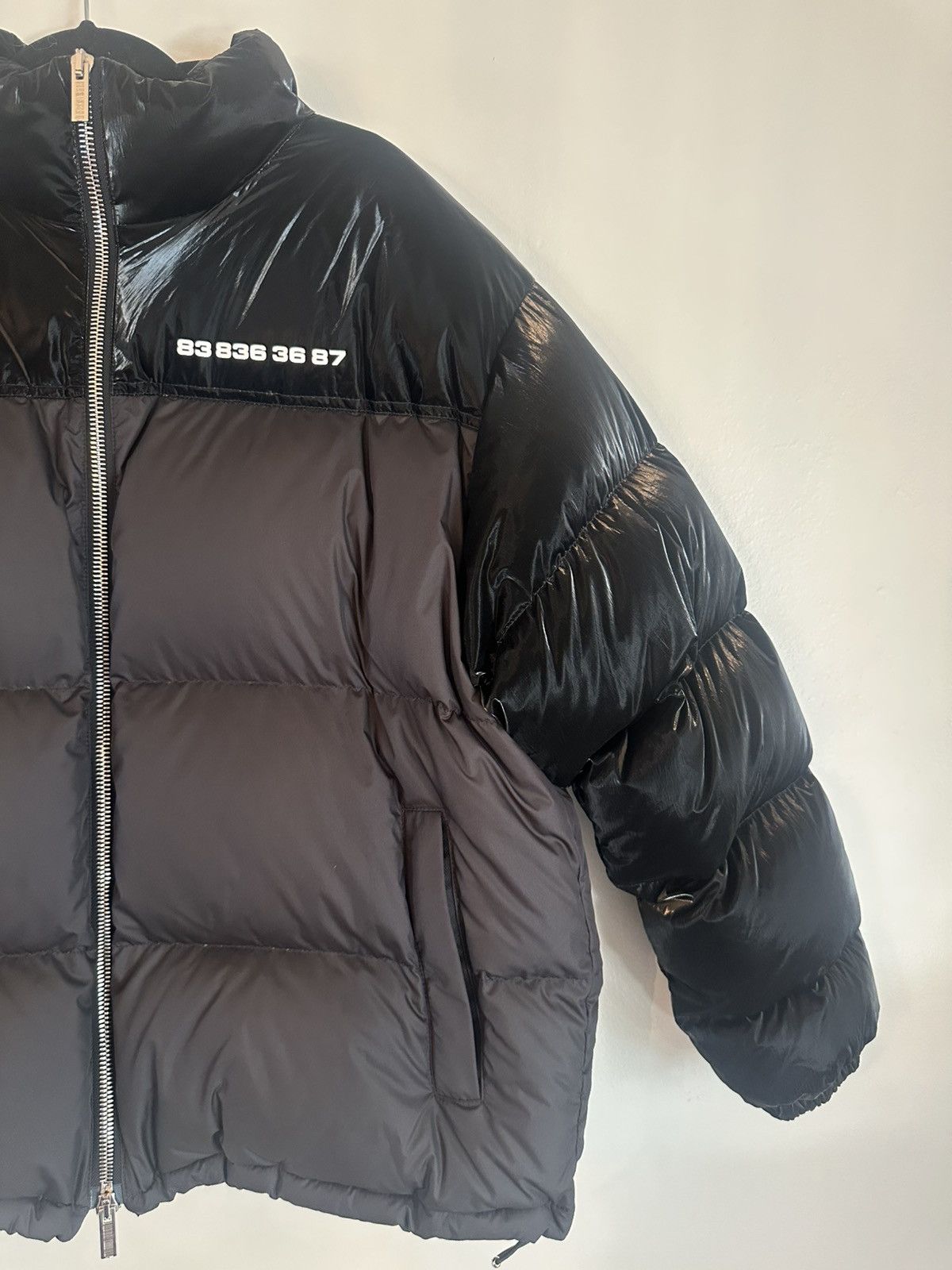 Vetements VTMNTS Black Color Block Down Jacket Size US S / EU 44-46 / 1 - 2 Thumbnail