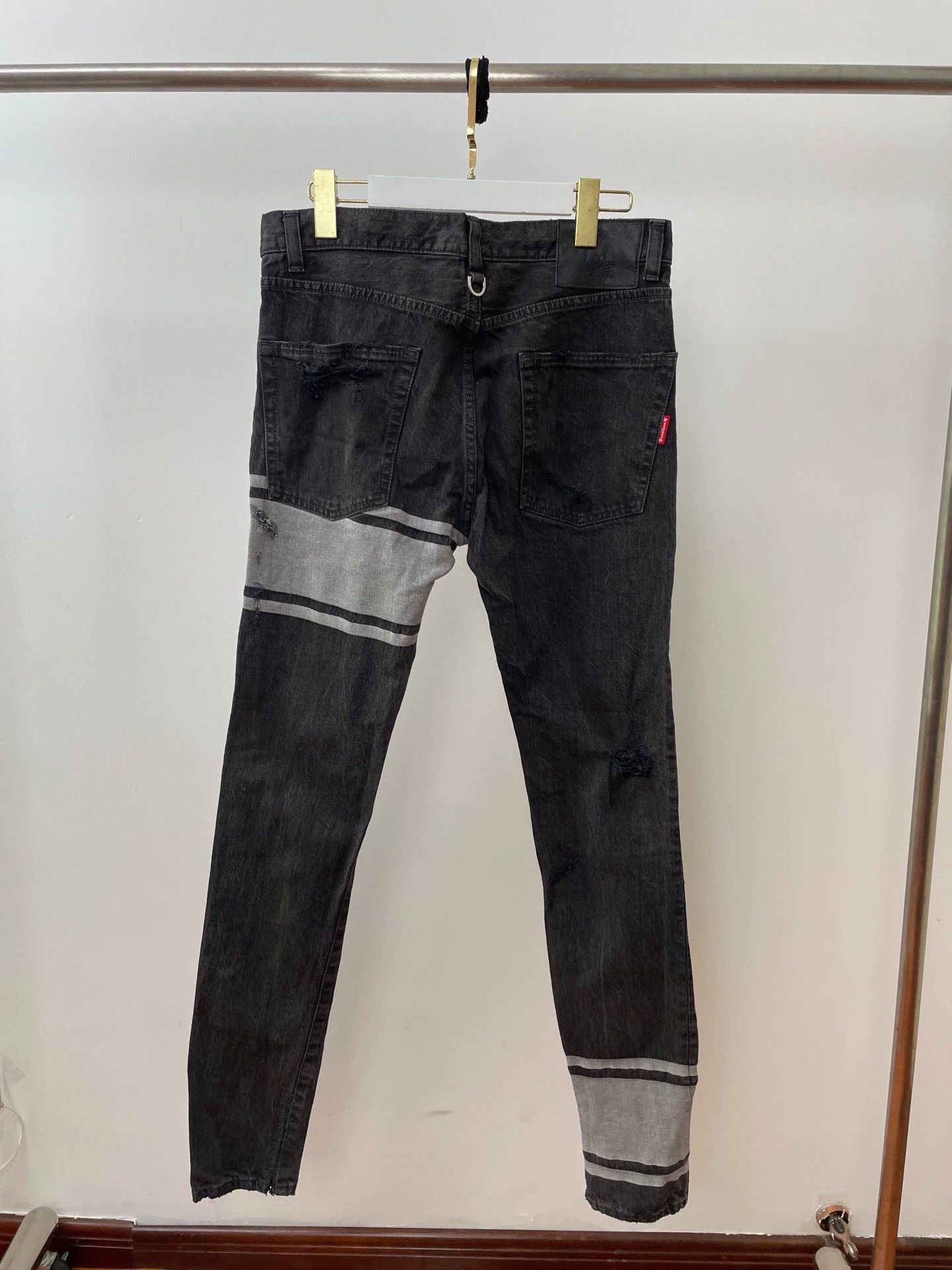 Mastermind Japan MMJ 17 Prologue Vol.1 Wash Distressed Knee Jeans S Size US 30 / EU 46 - 2 Thumbnail