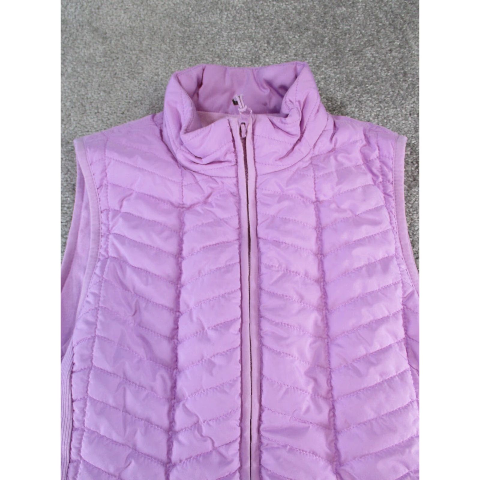 Talbots T By Talbots Vest Womens Petite 0P Purple Quilted Size XS / US 0-2 / IT 36-38 - 2 Thumbnail