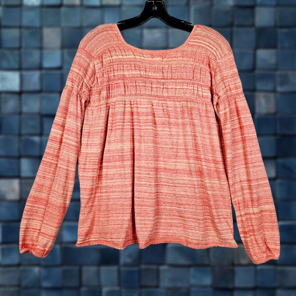 Vintage We The Free By Free People Peasant Top XS Orange Long sleeve Size XS / US 0-2 / IT 36-38 - 1 Thumbnail