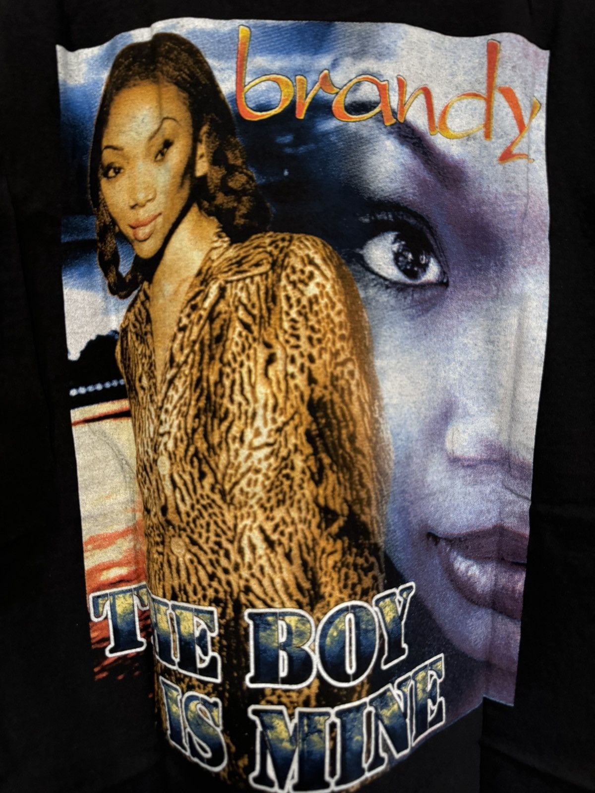 Rap Tees × Vintage Vintage Brandy “The Boy Is Mine” rap tee Size US XL / EU 56 / 4 - 4 Thumbnail