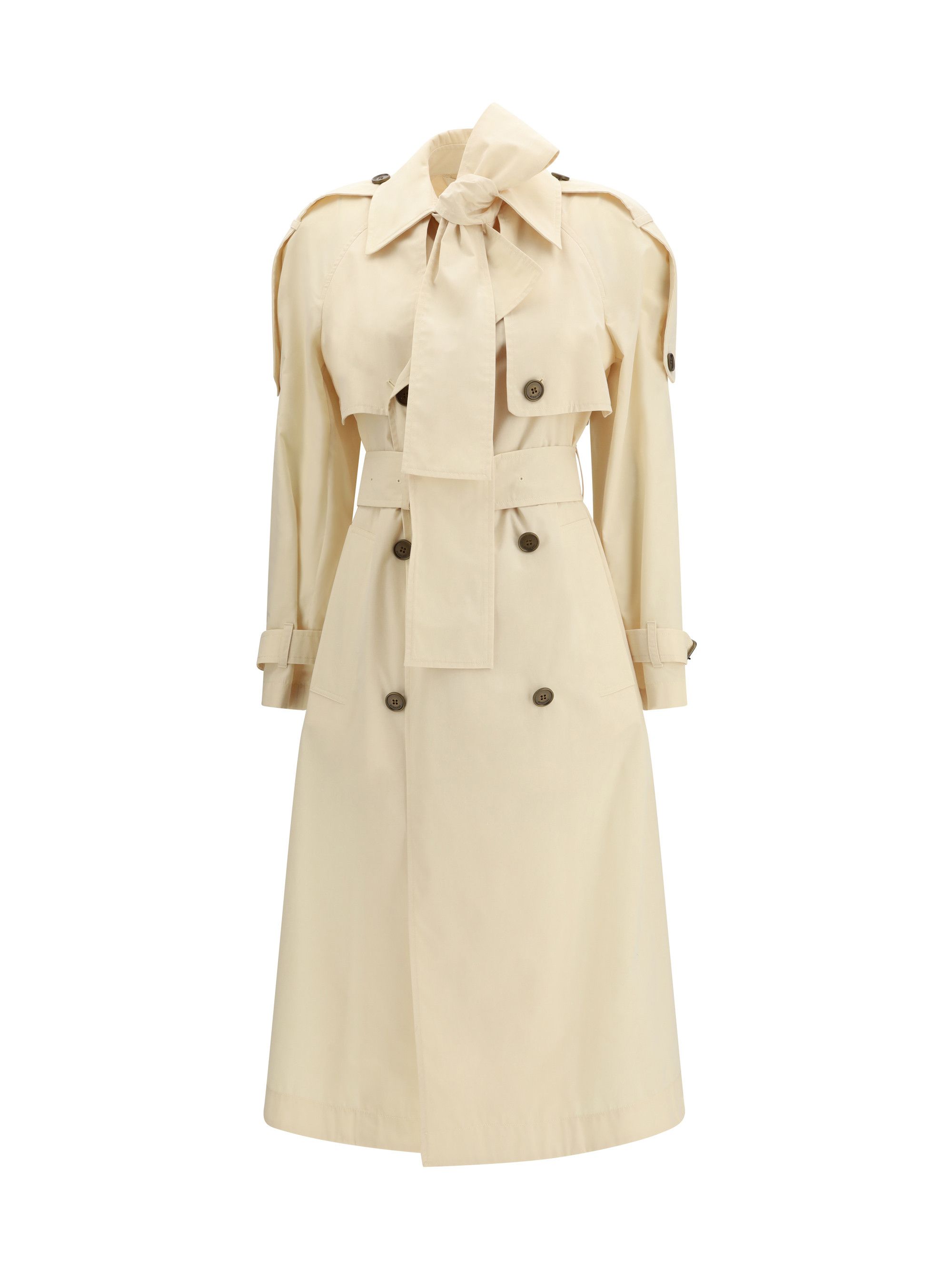 Burberry Long Trerose Trench in canvas Size S / US 4 / IT 40 - 1 Thumbnail