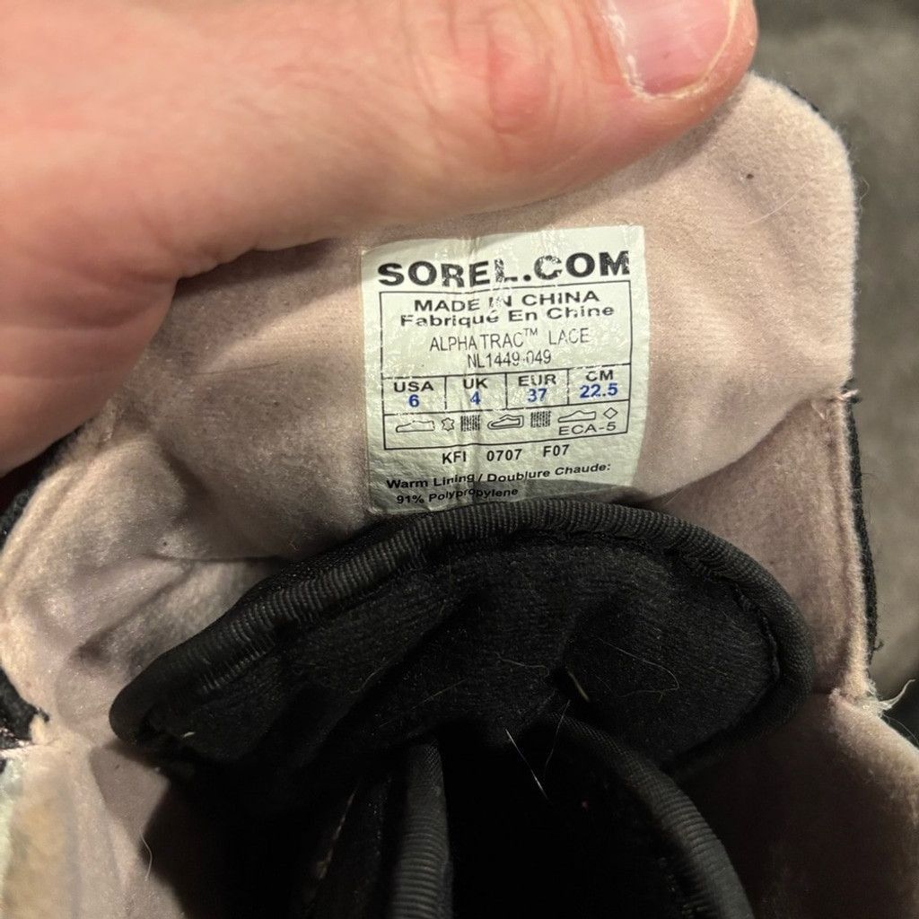 SOREL Women’s Sorel Black and Gray Winter Boots Size US 6 / IT 36 - 6 Thumbnail