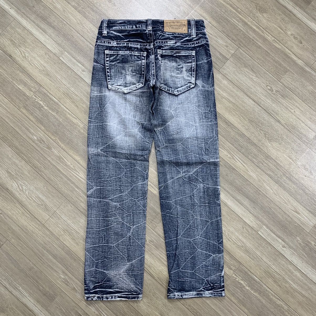 If Six Was Nine × Japanese Brand × Le Grande Bleu (L.G.B.) CRAZY Y2K Original Jeans Distressed Faded Acid Wash Jeans Size US 28 / EU 44 - 9 Thumbnail