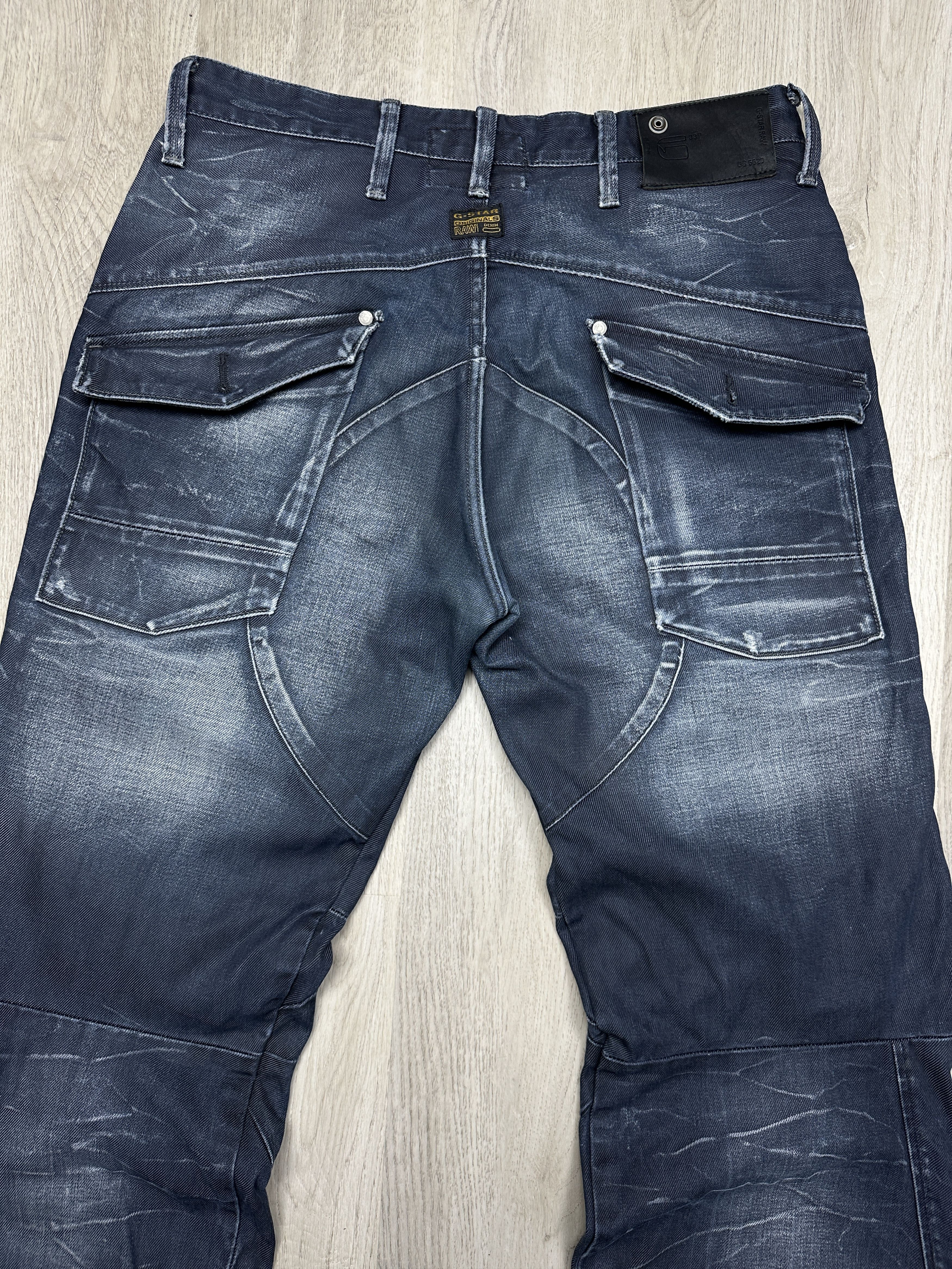 G-Star G Star Raw Scuba 5620 Loose Denim Double Knee Pants Jeans Size US 33 - 8 Thumbnail