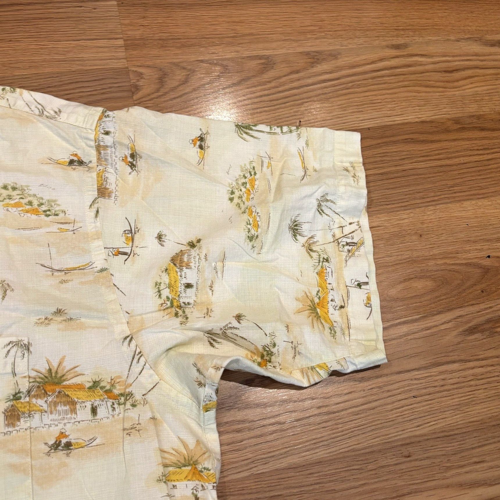 Patagonia VINTAGE Patagonia Organic Cotton Beach Print Hawaiian Shirt Mens Size XL 53304 Size US XL / EU 56 / 4 - 3 Thumbnail
