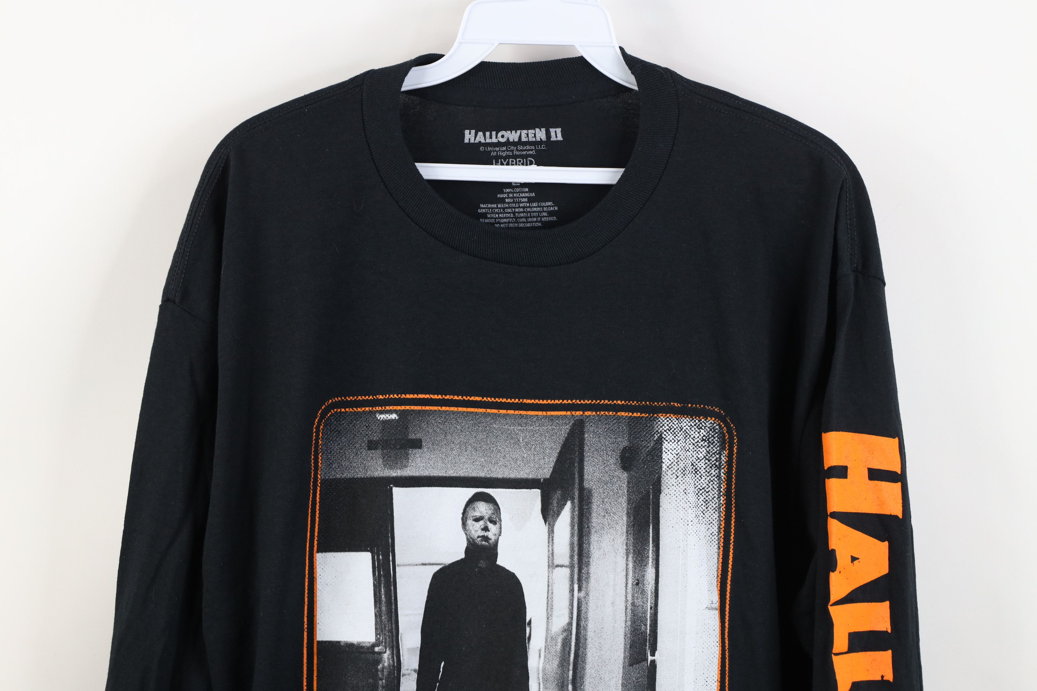 Vintage Y2K Streetwear Halloween II Movie Long Sleeve T-Shirt Black Size US L / EU 52-54 / 3 - 2 Thumbnail