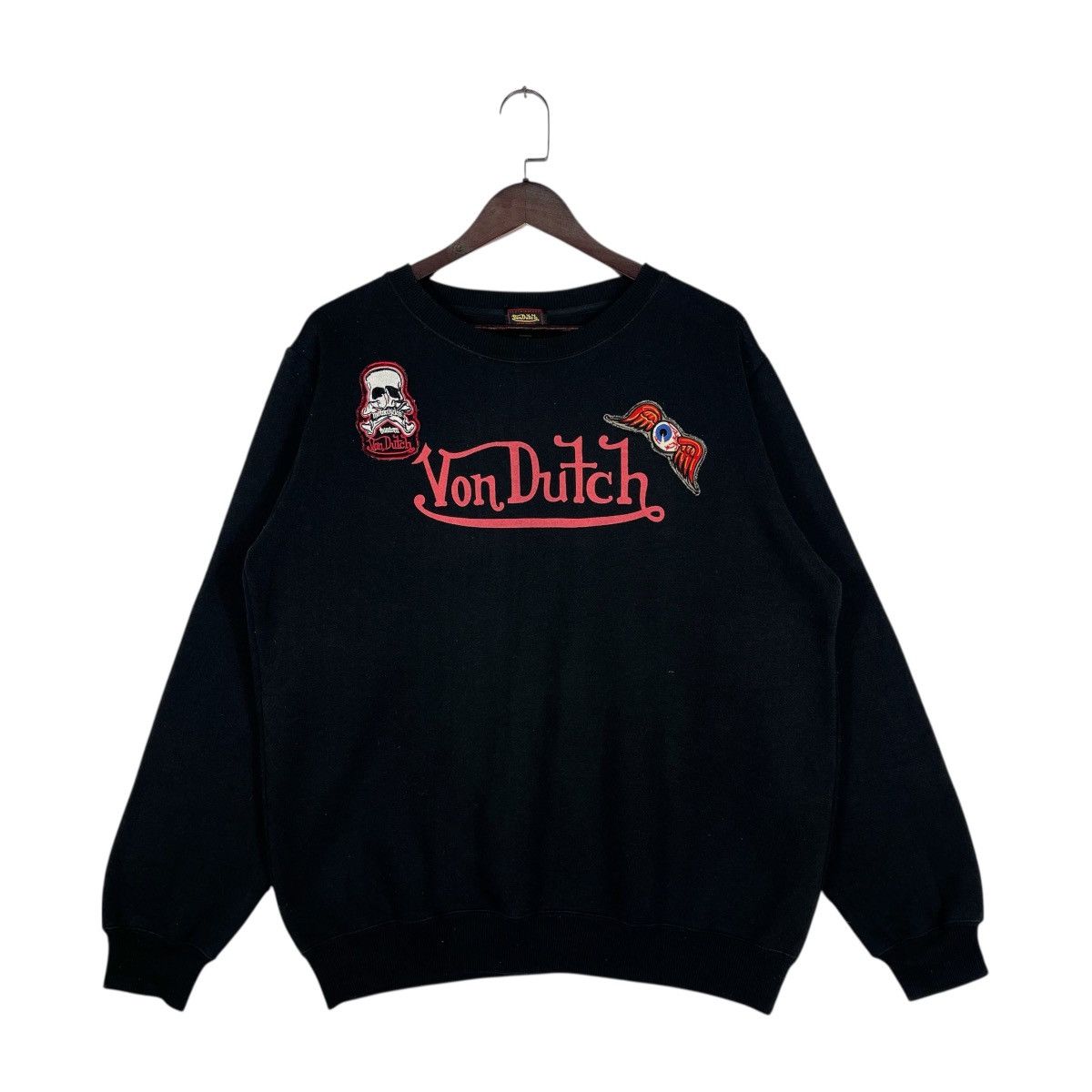 Von Dutch Vintage Von Dutch Sweatshirt Black Large Size US L / EU 52-54 / 3 - 2 Thumbnail