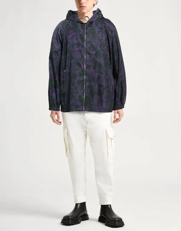Burberry o1y0426 Hooded Jacket in Purple/Black Size US XS / EU 42 / 0 - 2 Thumbnail