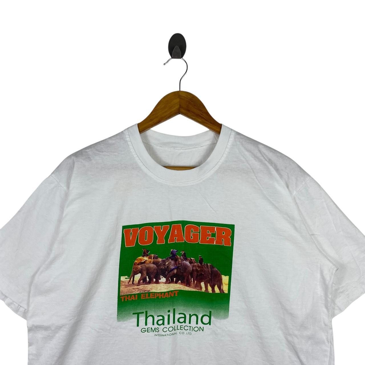Vintage Vintage THAILAND GEMS ELEPHANT Voyager Tee Shirt Size L / US 10 / IT 46 - 2 Thumbnail