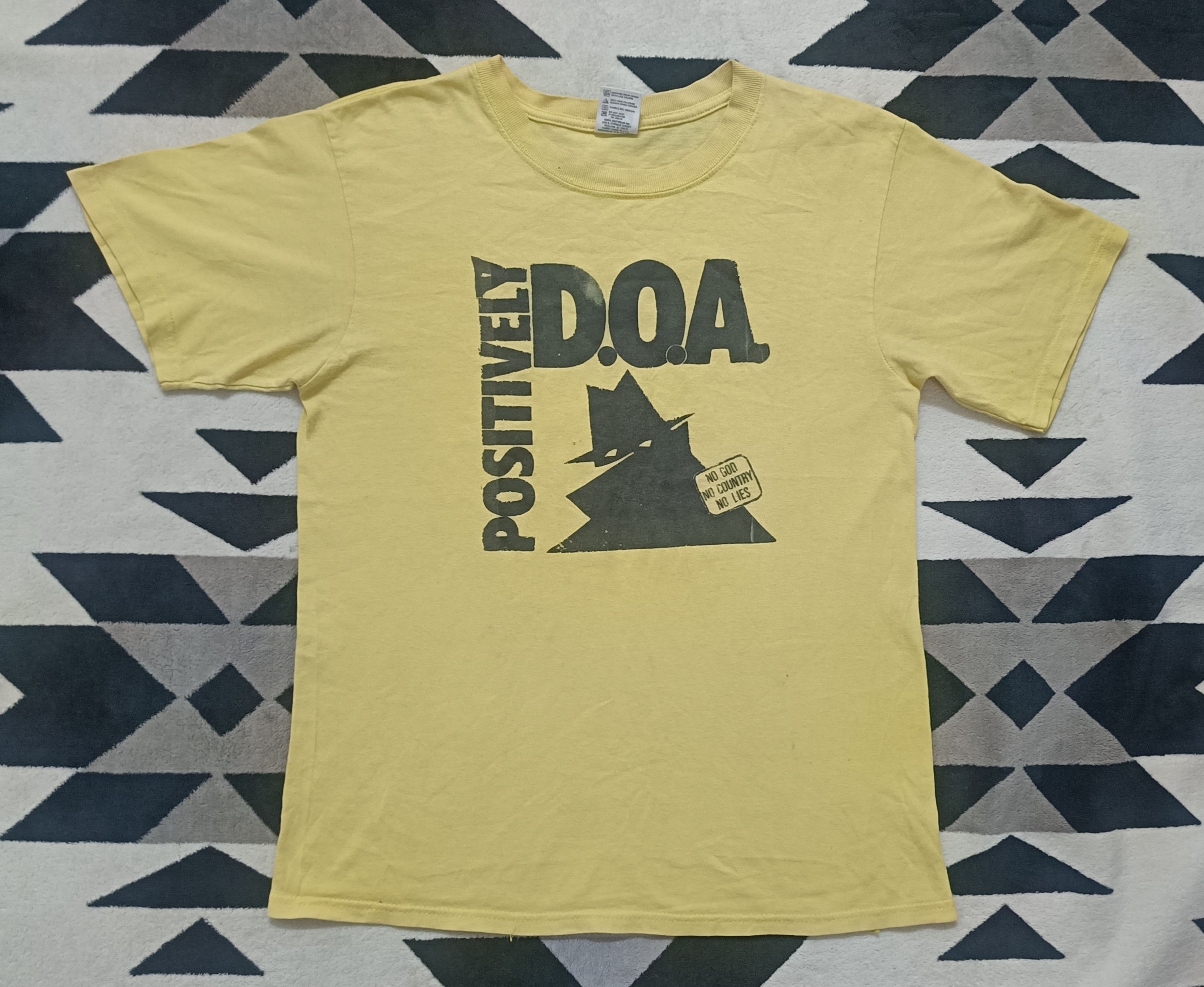 Band Tees 🔥🔥Rare Vintage 90s Band DOA Punk Tee Size US M / EU 48-50 / 2 - 2 Thumbnail
