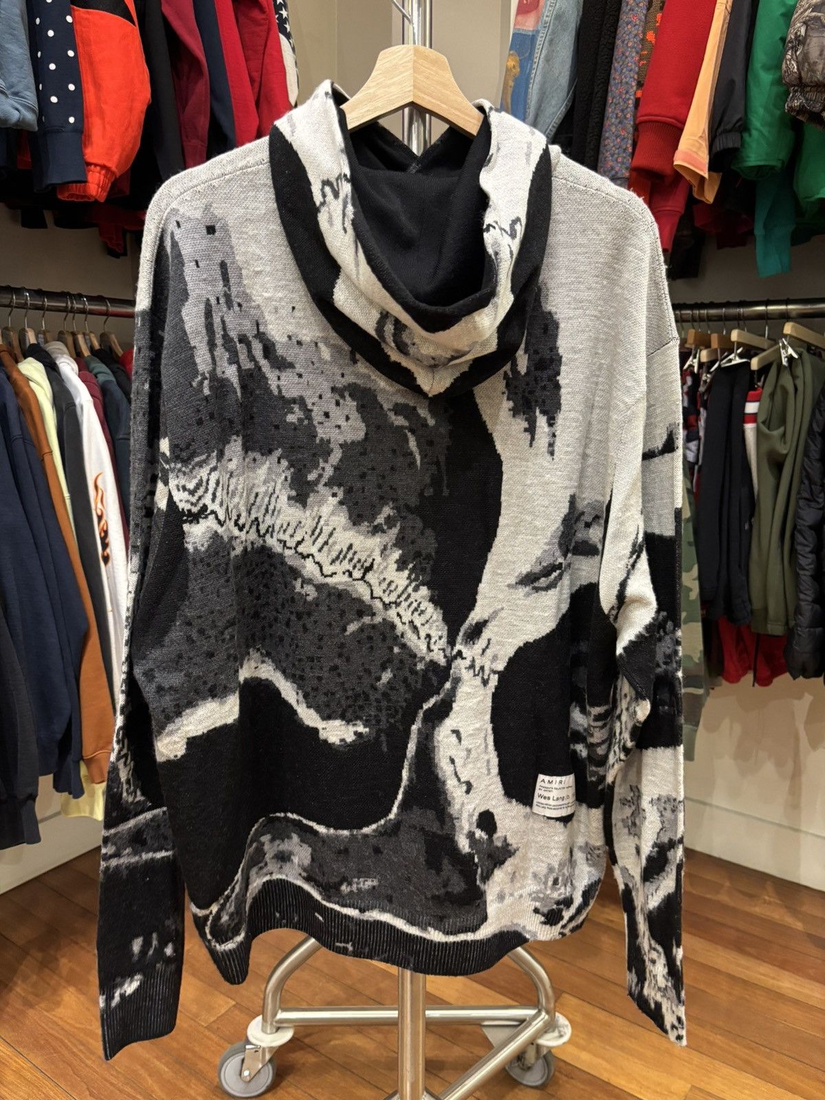 Amiri Amiri X Wes Lang Knit Wool Hoodie Size US XXL / EU 58 / 5 - 2 Thumbnail