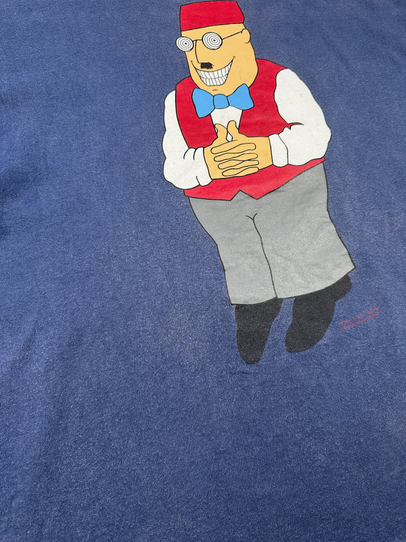 Cartoon Network Vintage 90s acid man tShirt techno rave humor tee movie Size US XL / EU 56 / 4 - 3 Thumbnail
