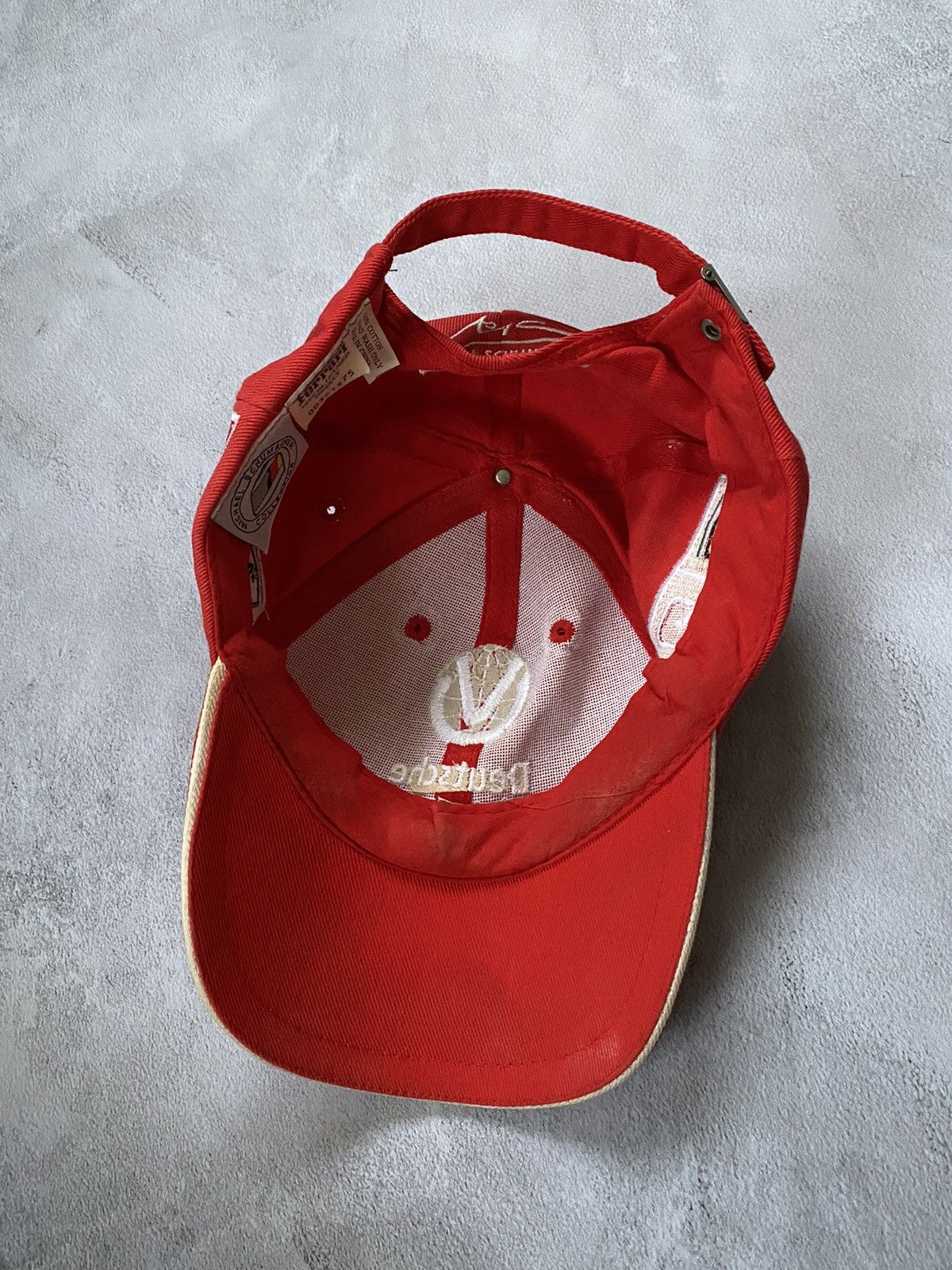 Ferrari × Formula 1 × Vintage 2000 F1 World Champion Michael Schumacher Ferrari cap Size ONE SIZE - 4 Thumbnail